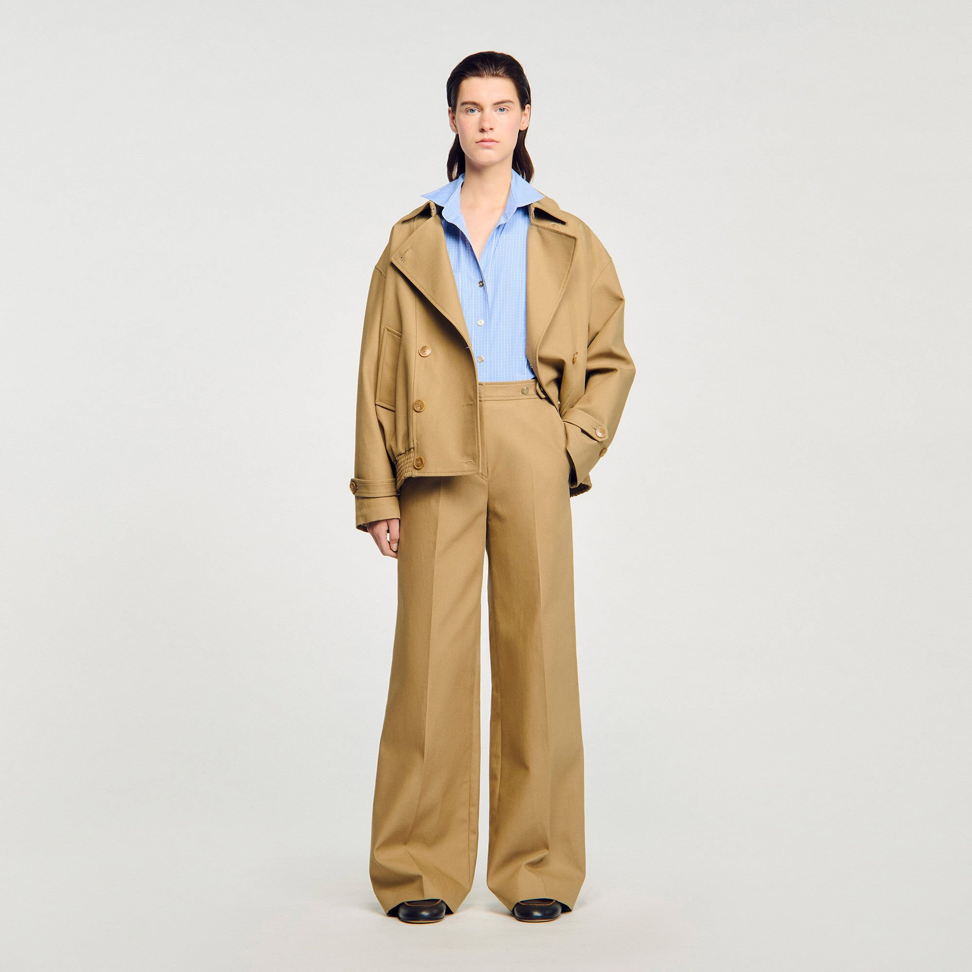 COTTON SUIT TROUSERS - 6