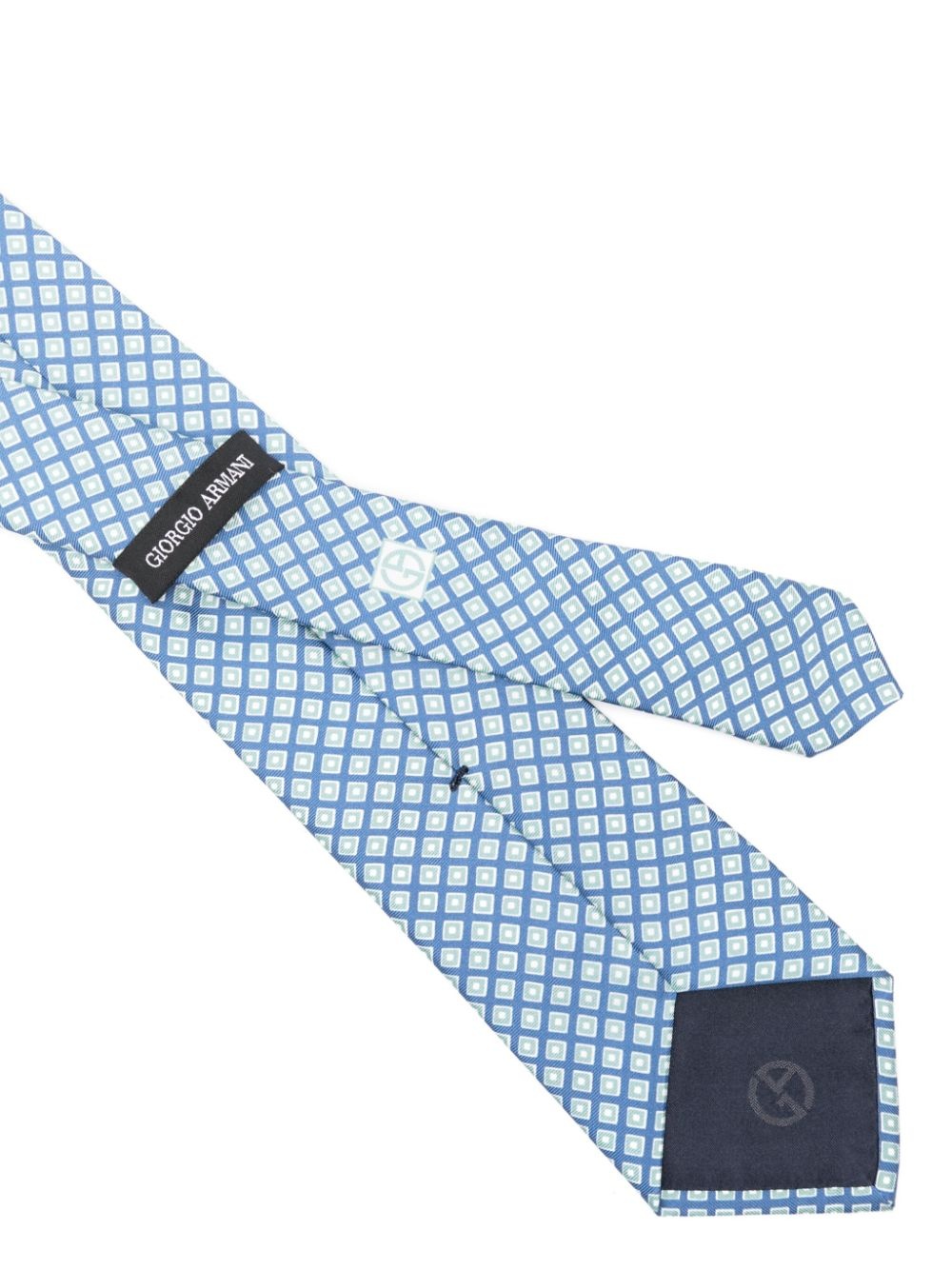 graphic-print organic silk tie - 2