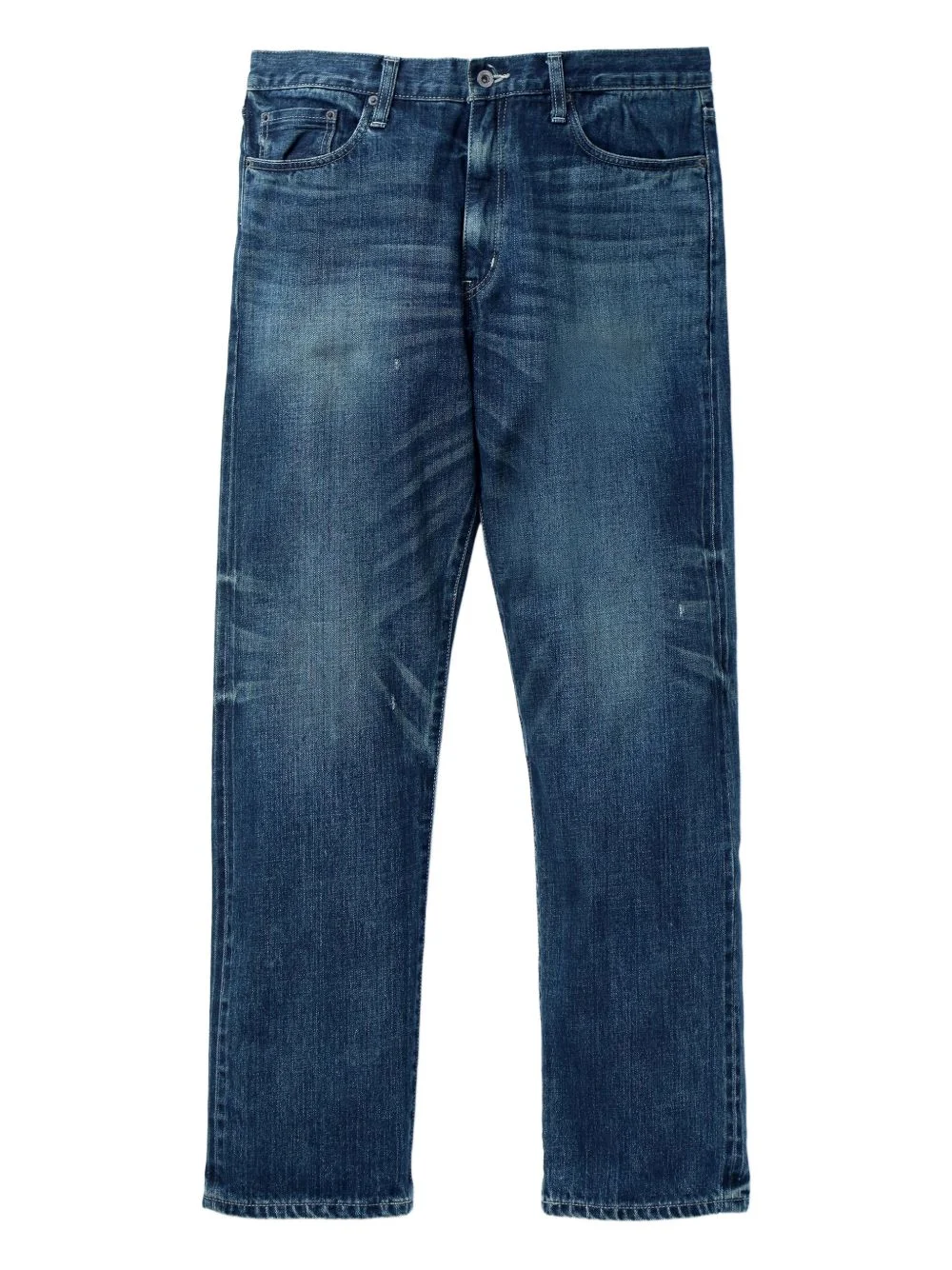 WASHED COTTON JEANS - 1