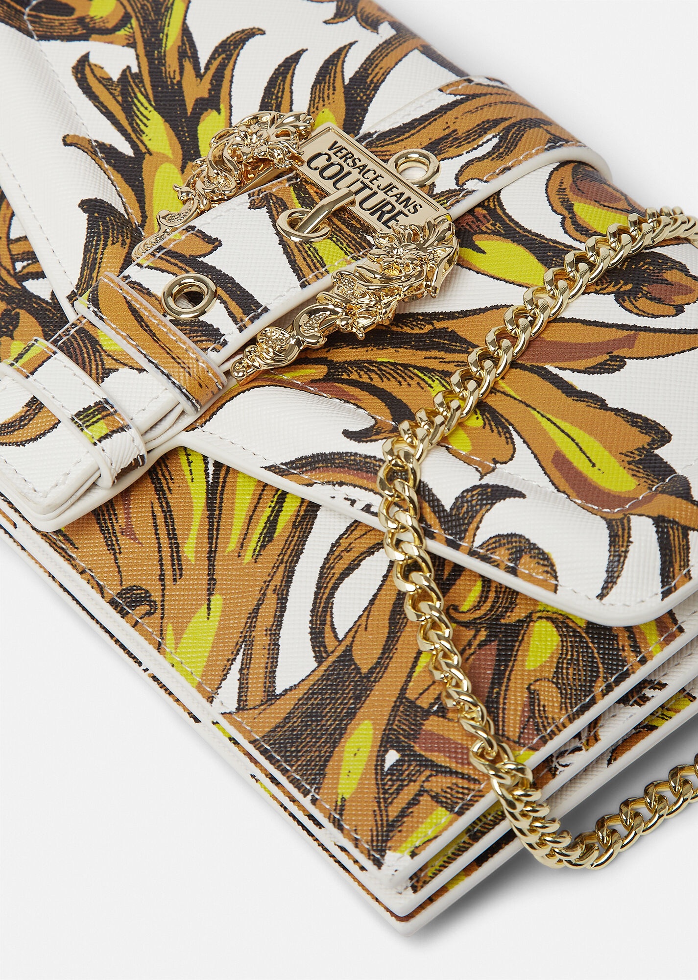 Regalia Baroque print Couture1 Chain Wallet - 6