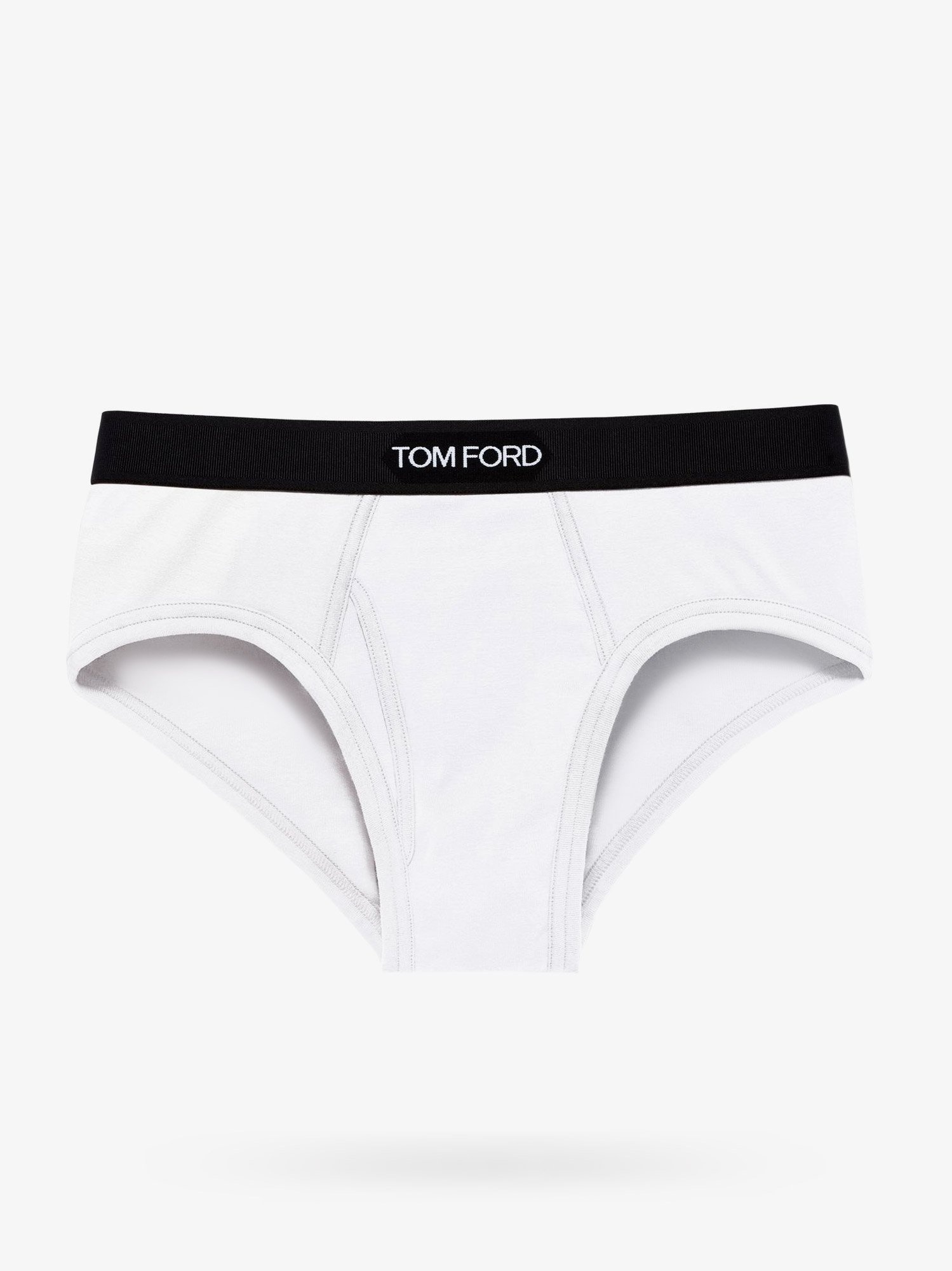 Two-Pack White Cotton Briefs - 1