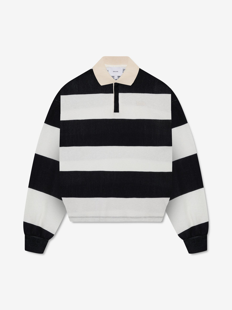 STRIPED PIQUE POLO 1