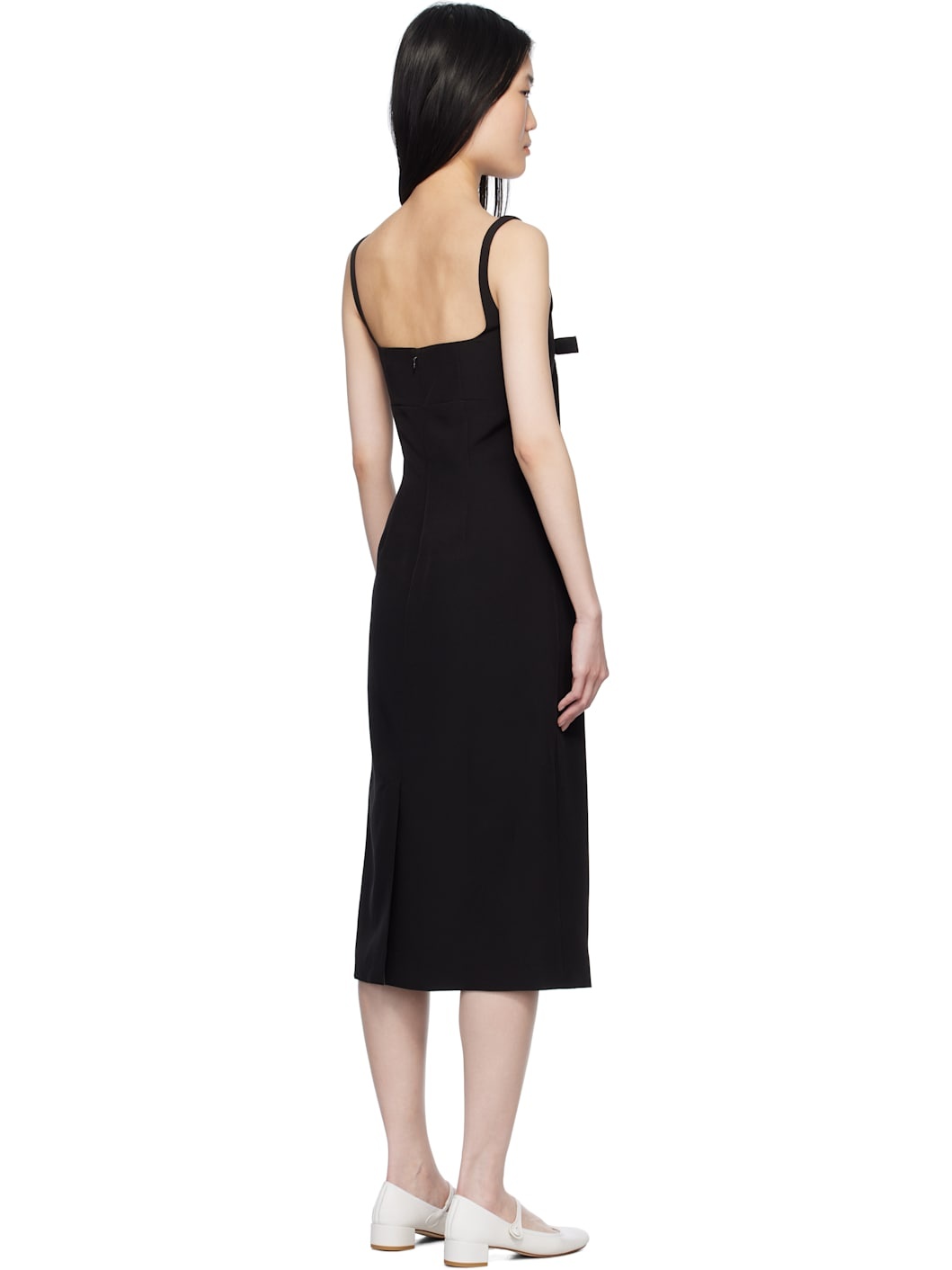 Black Machu Midi Dress - 3