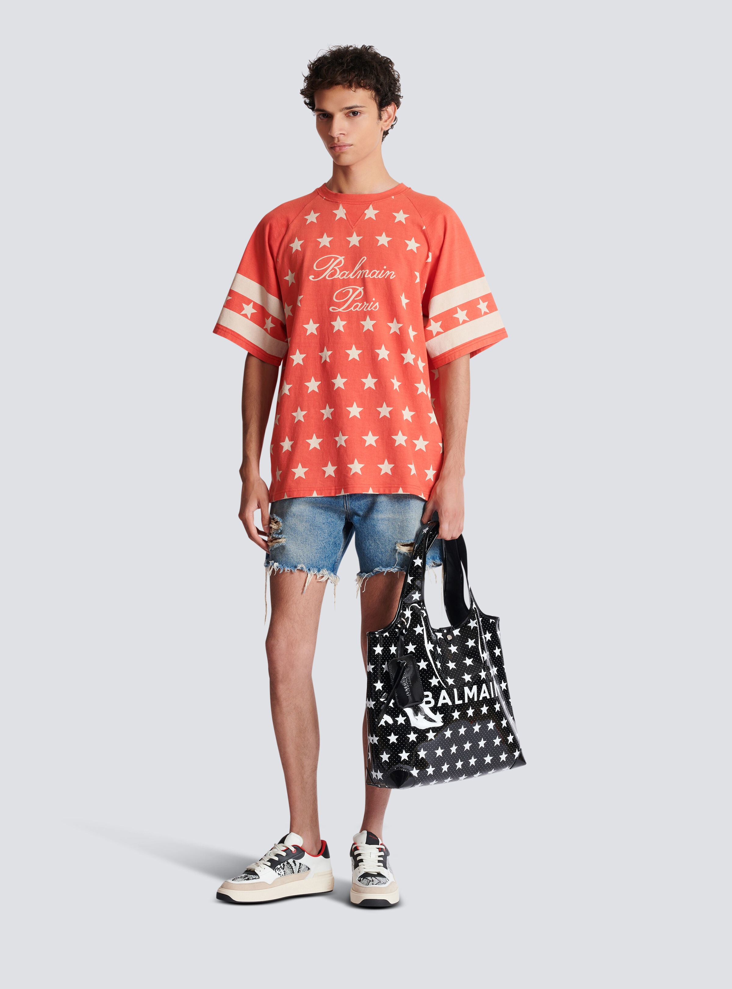 Balmain Signature Stars T-shirt - 2