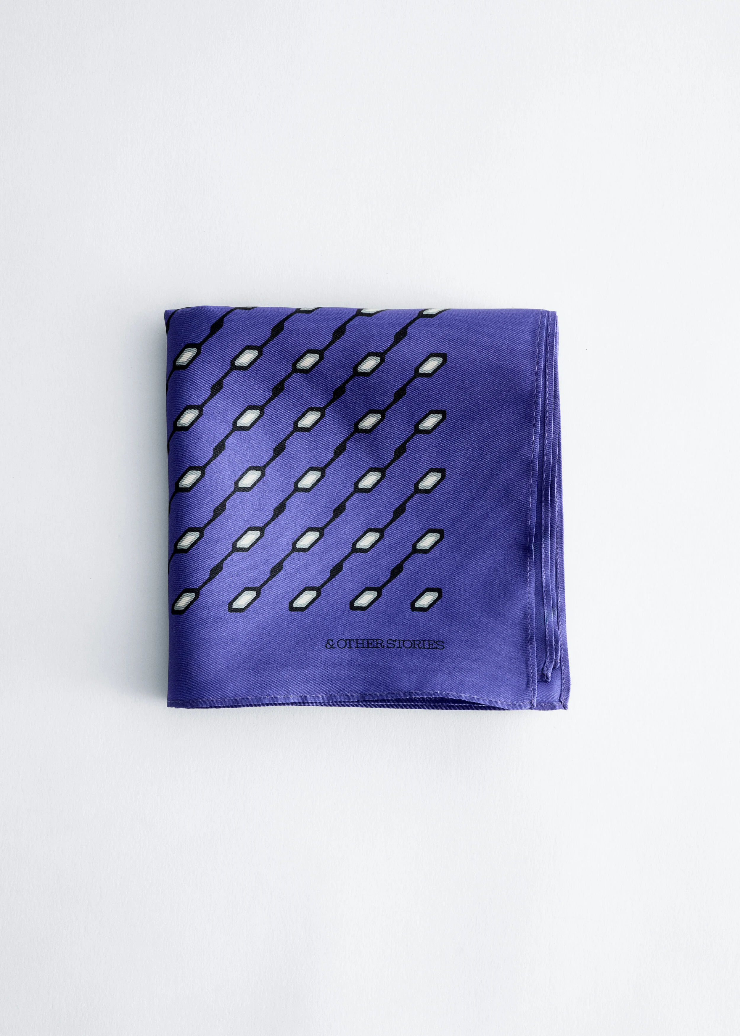 Printed Silk Scarf - 1