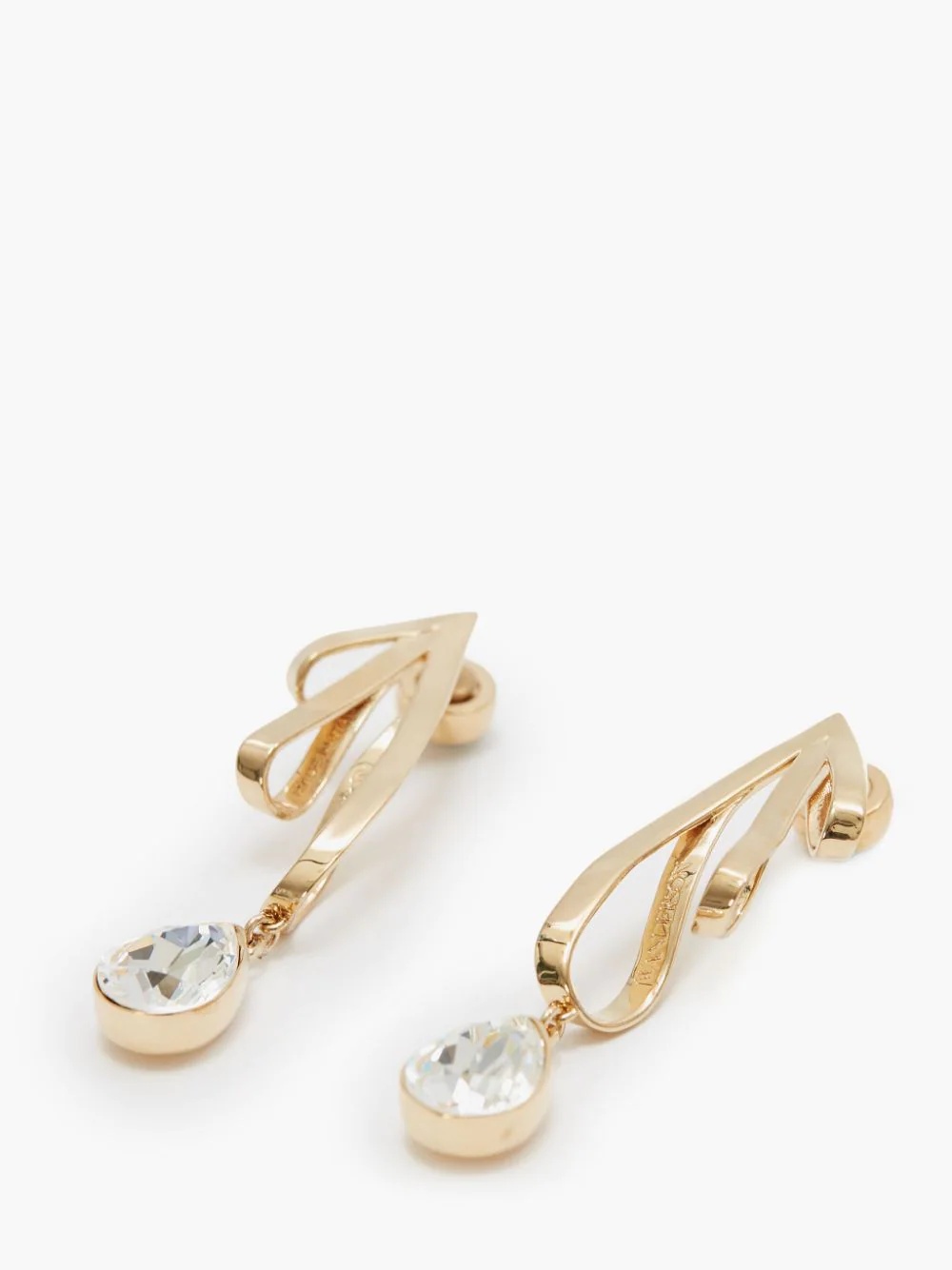 CRYSTAL DROP RIBBON EARRINGS - 3