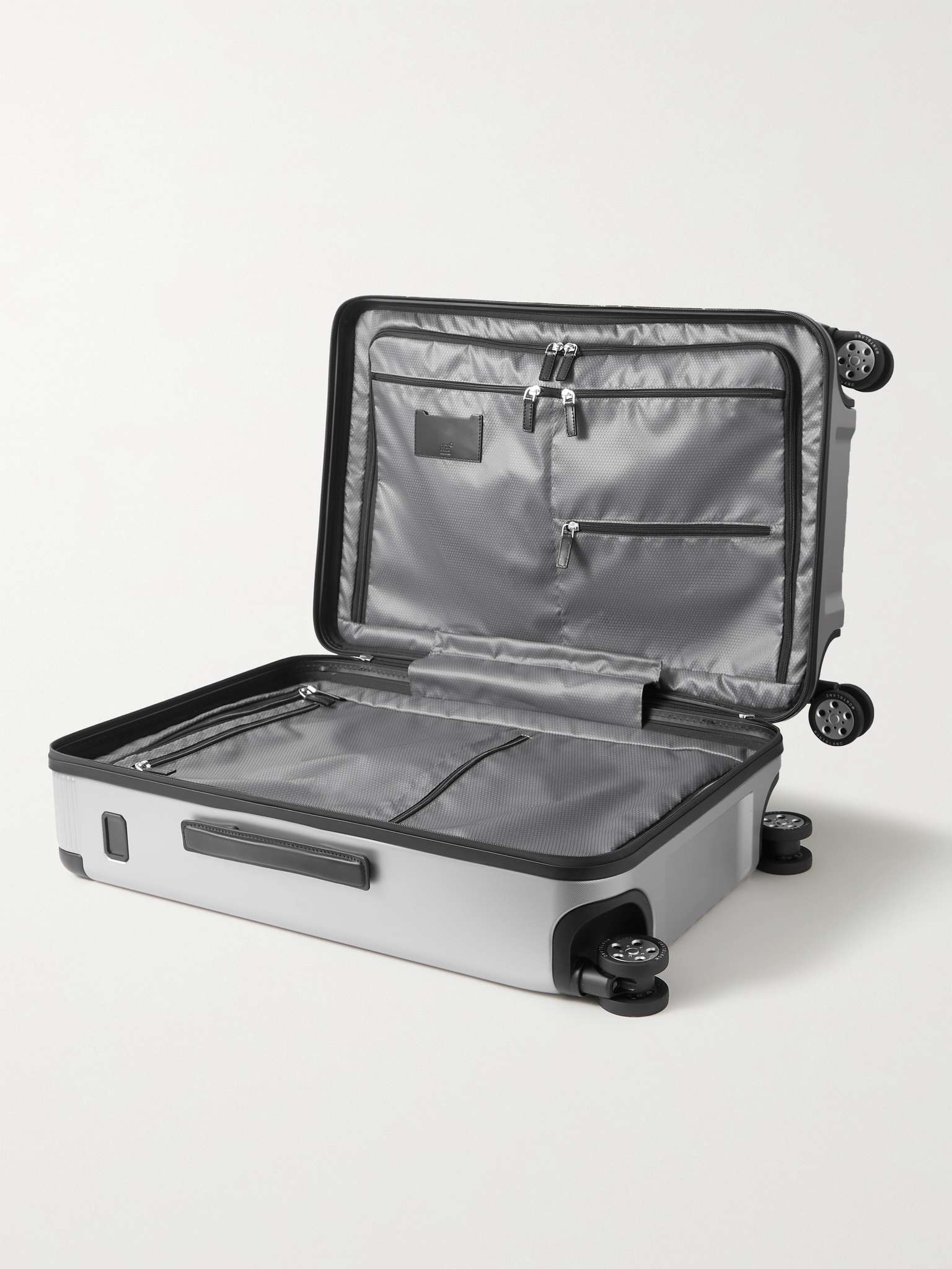 #MY4810 Medium 61cm Leather-Trimmed Polycarbonate Suitcase - 3