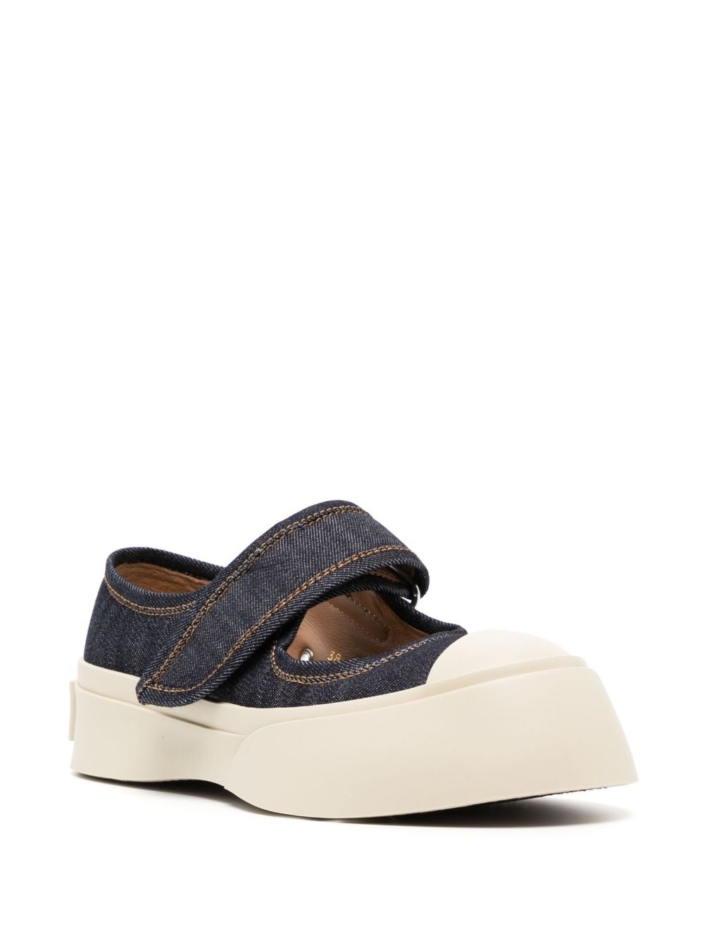 denim mary jane sandals - 2