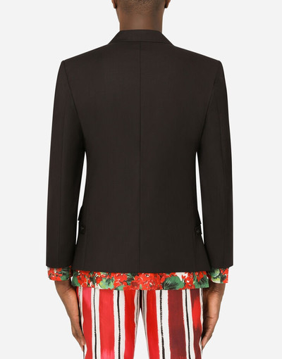 Dolce & Gabbana Double-breasted silk and wool Sicilia jacket outlook