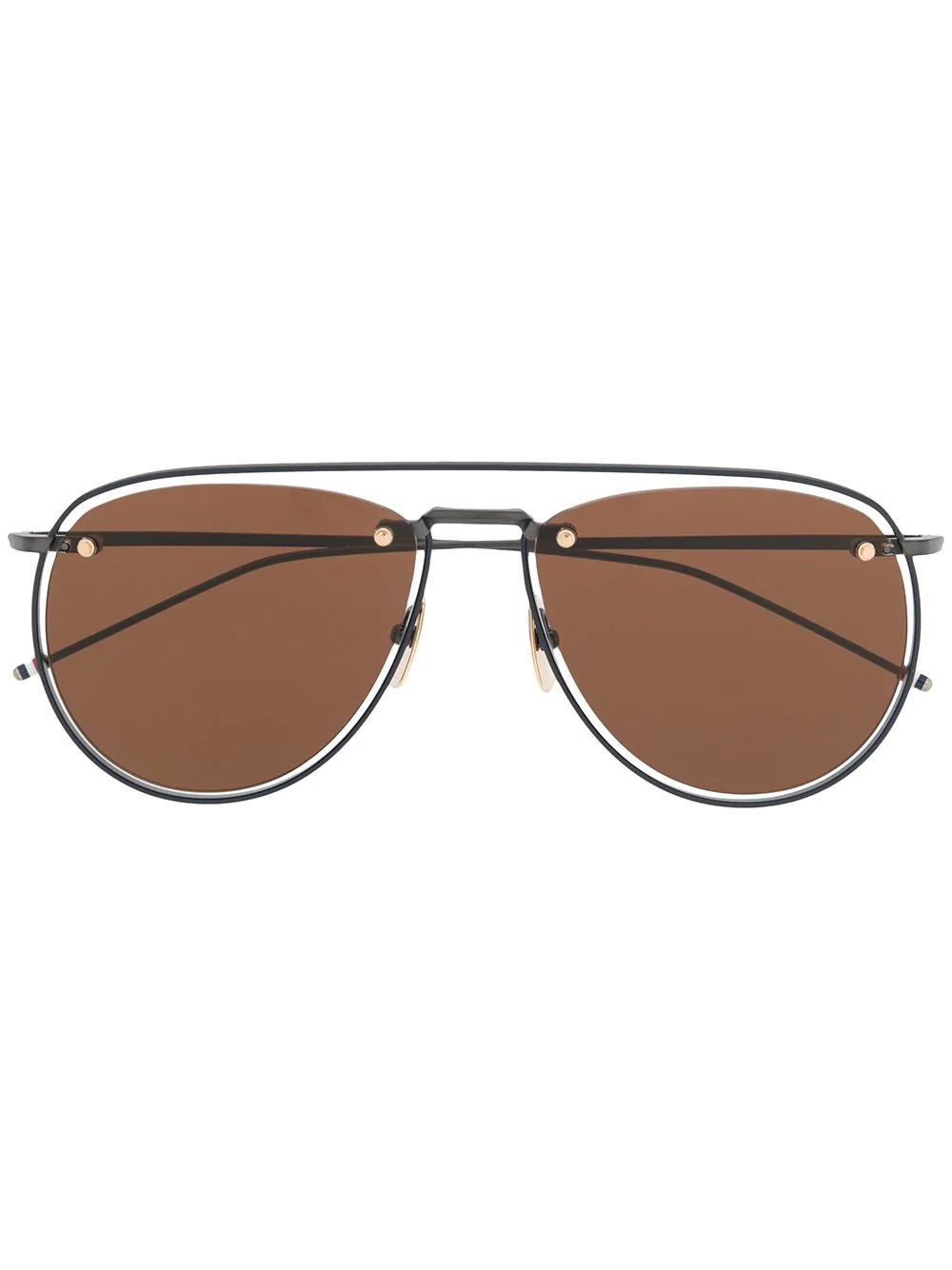 TB113 rectangular-frame sunglasses - 1