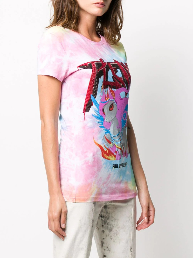 embellished logo T-shirt 3