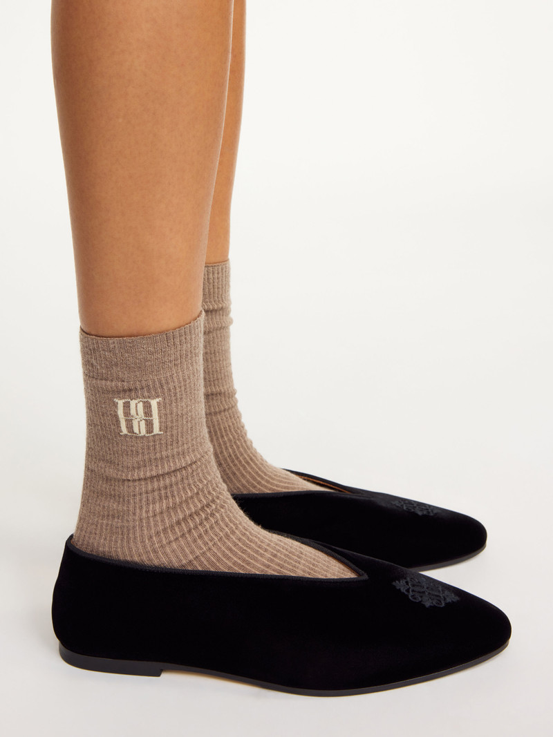 BY MALENE BIRGER Leiano wool-blend socks outlook