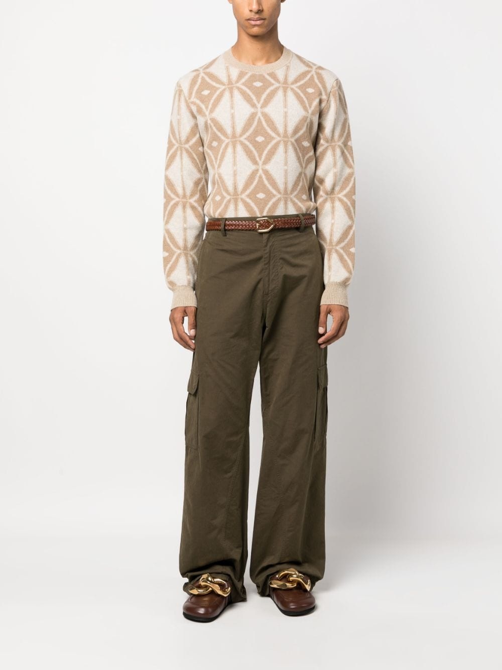 intarsia-knit wool jumper - 2
