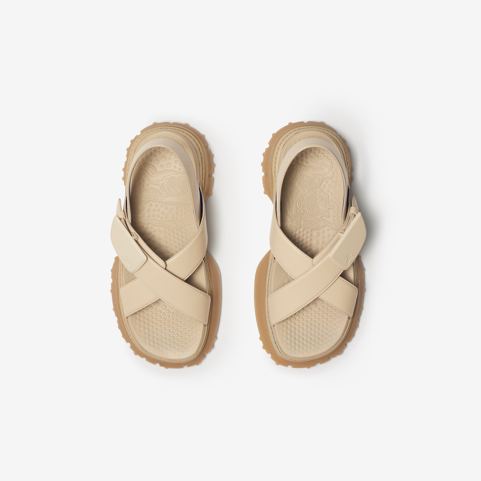 サンダル・ミュール BURBERRY Women Sandals 8105116 C1846 BRUSH BROWN Burberry 90mm check-pattern Sandals | Brown | FARFETCH