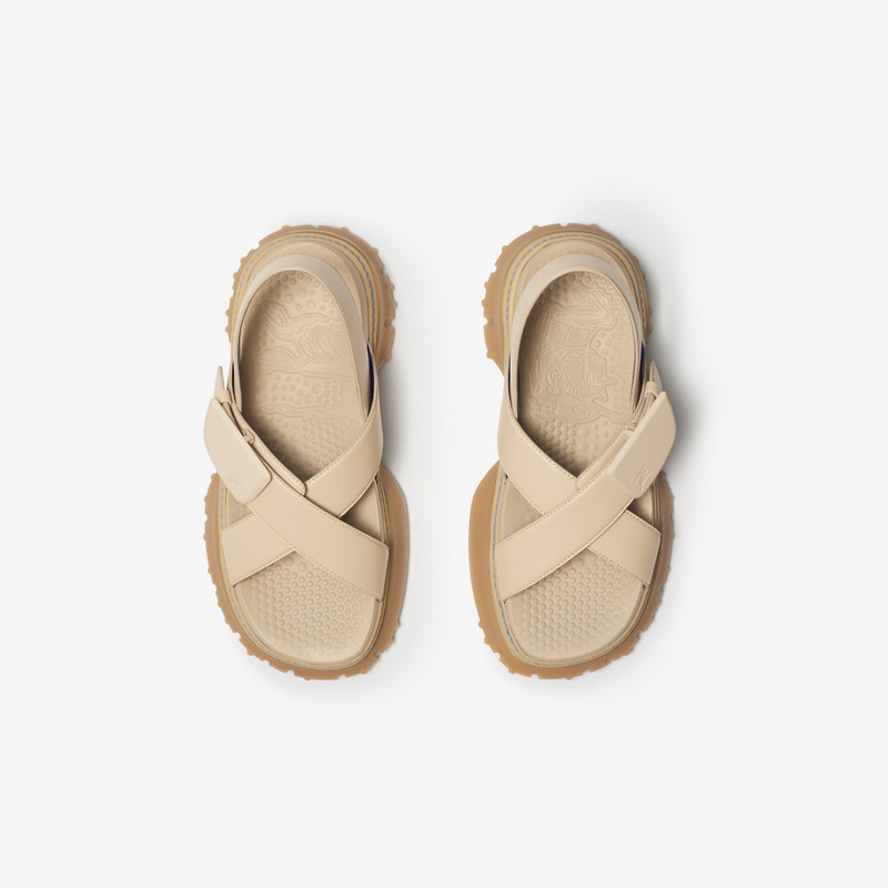 Leather Pebble Sandals 5