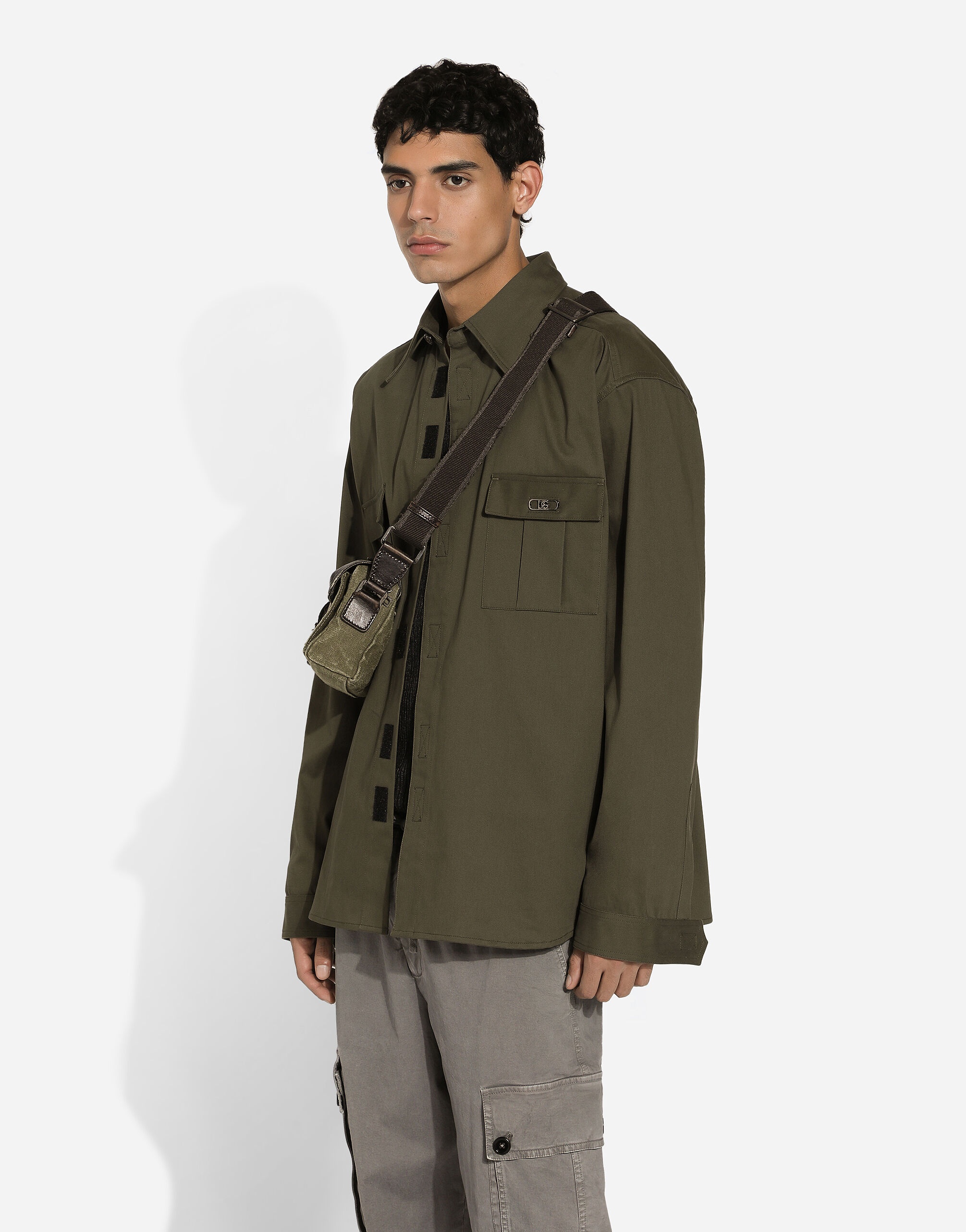 Cotton shirt with pockets - 3