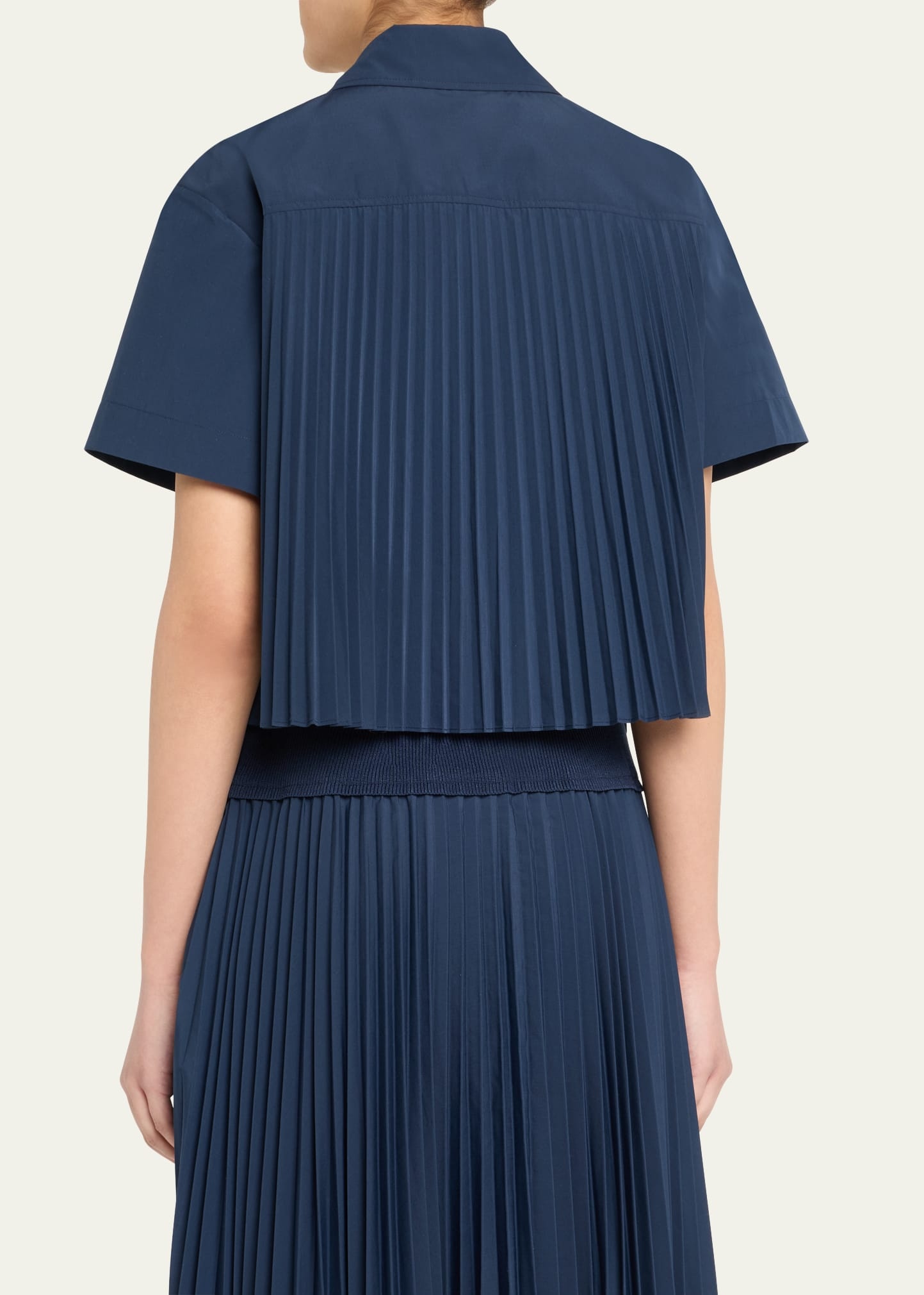 Bernie Pleated Short-Sleeve Shirt - 3