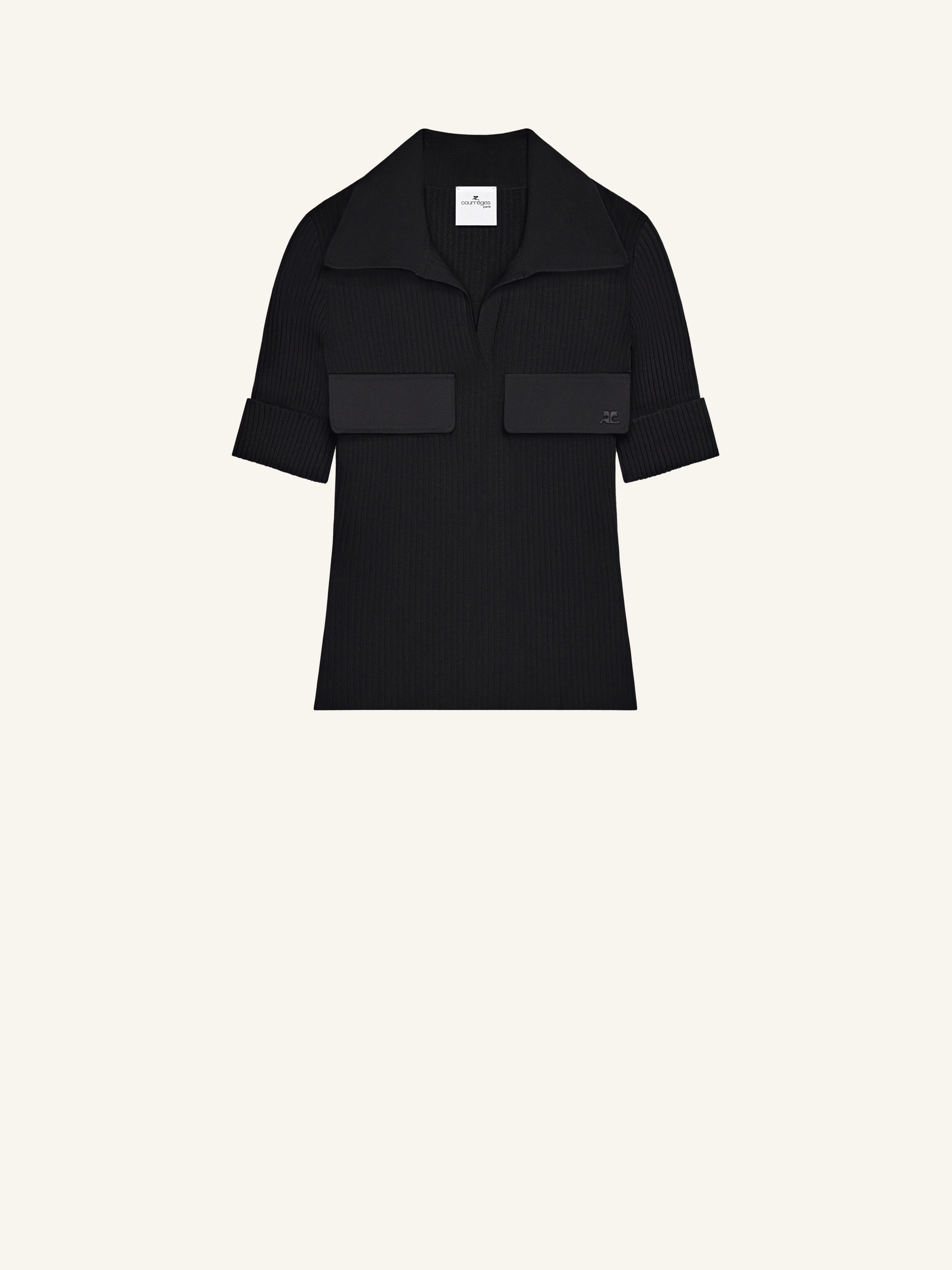 RIBBED POLO - 1