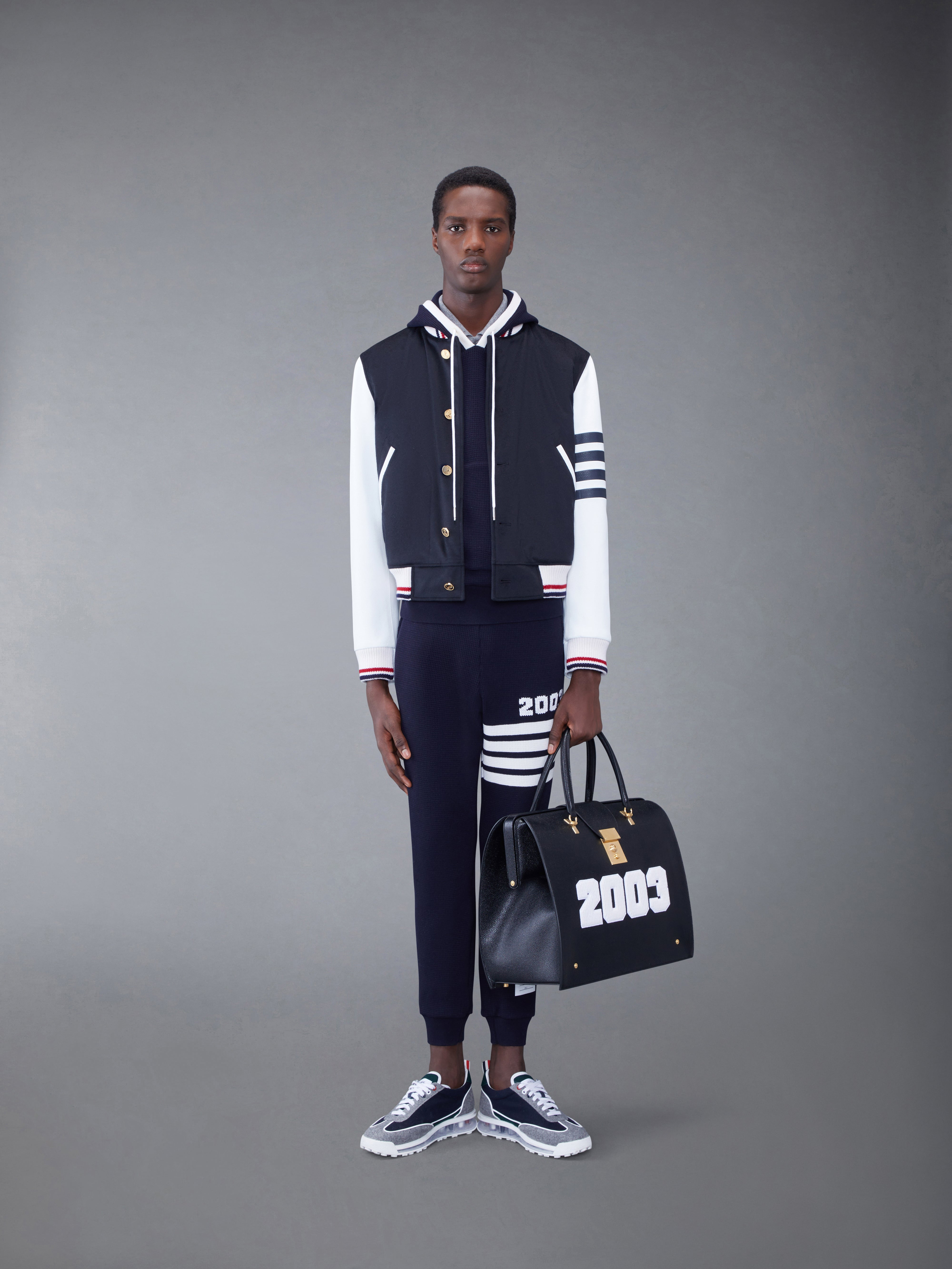 CASHMERE WAFFLE 2003 4-BAR HOODIE - 6