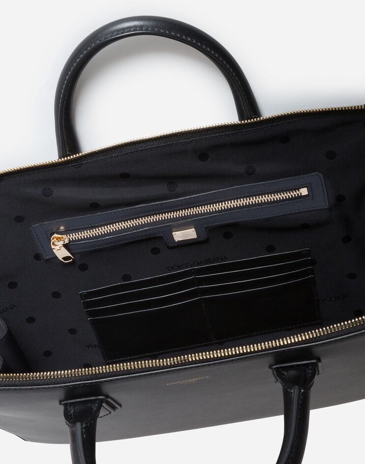 Monreal briefcase in calfskin with heat-pressed logo - 4