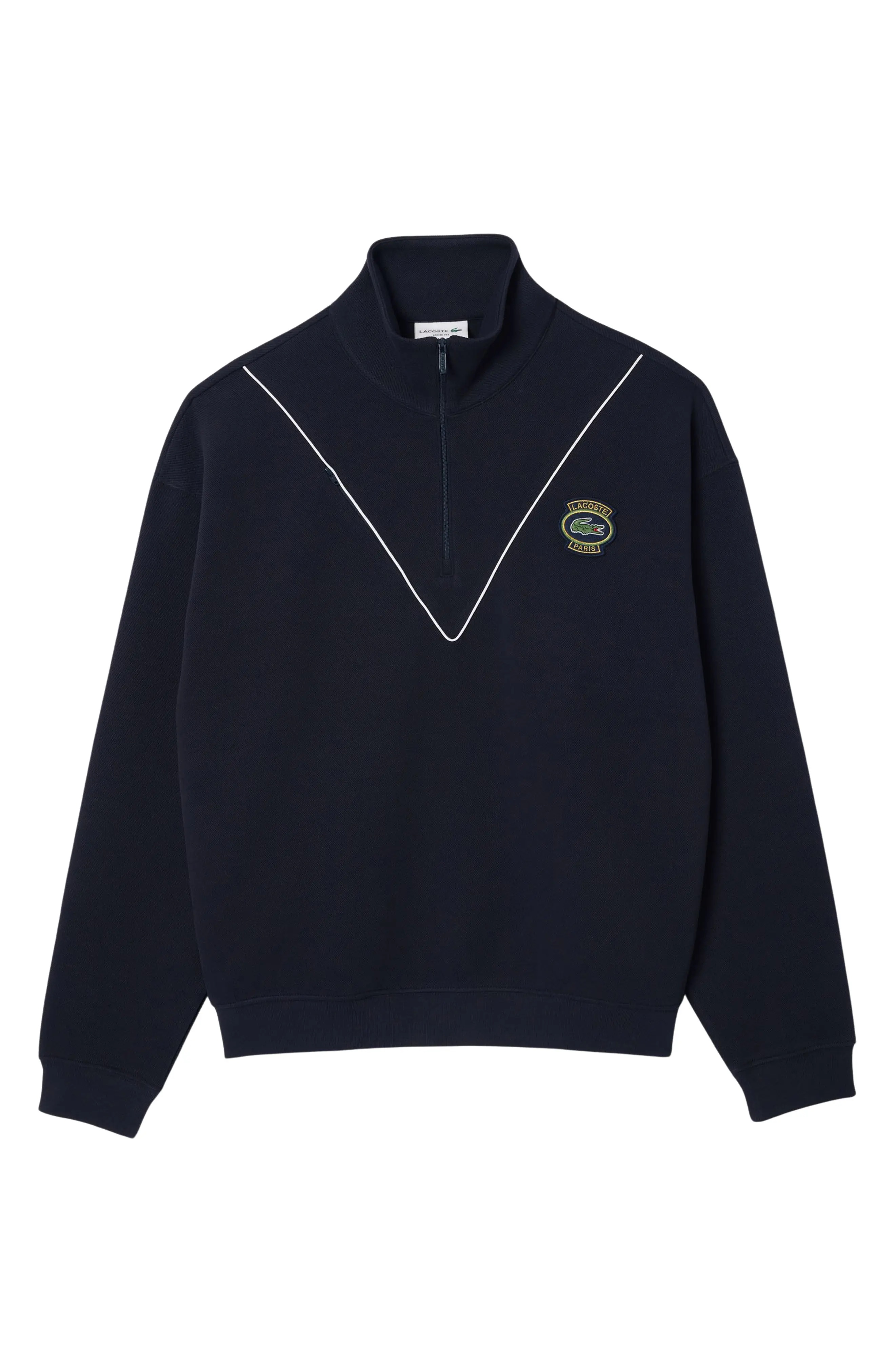 Loose Fit Quarter Zip Pullover - 4