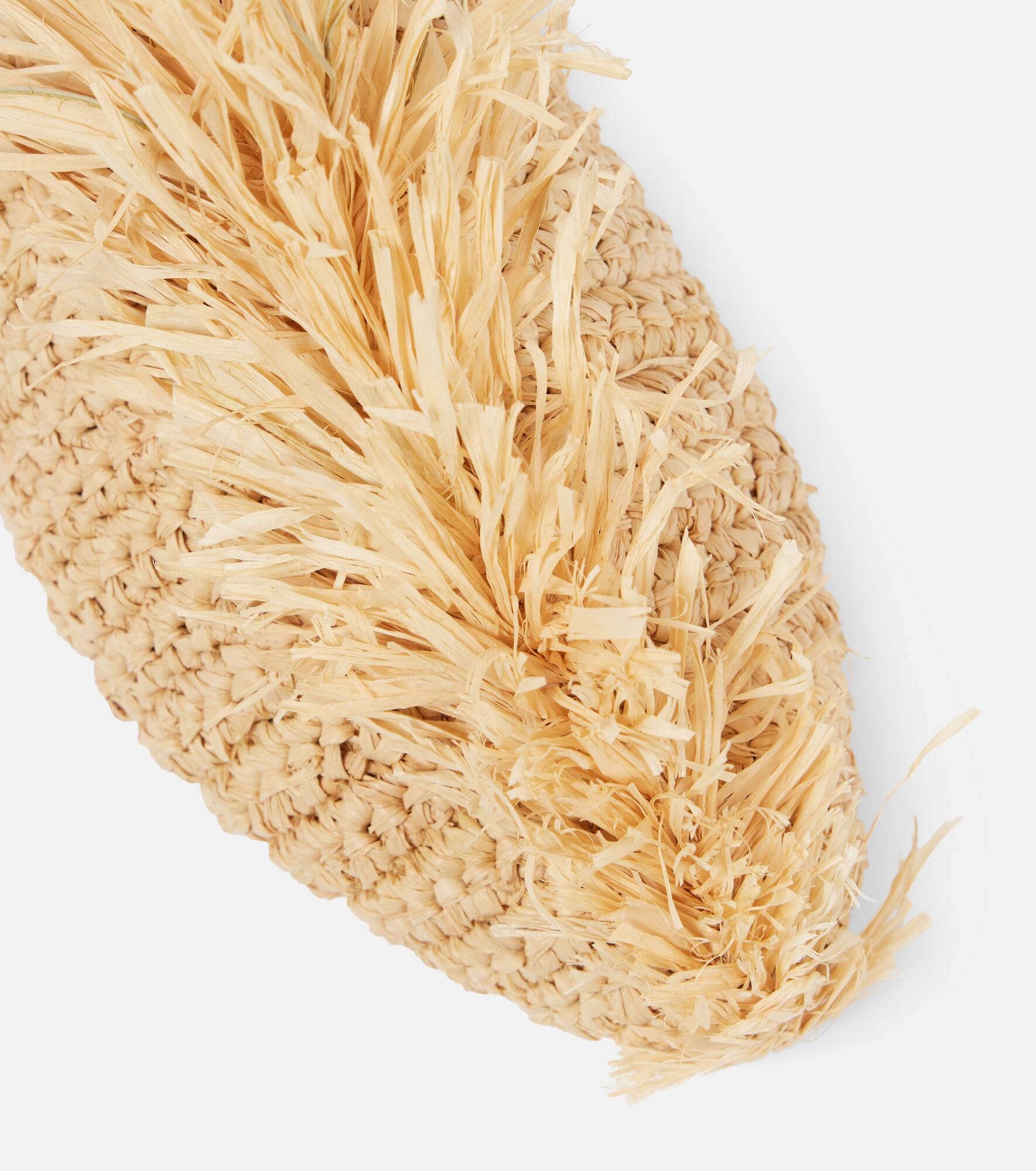 Fringed raffia mules - 5