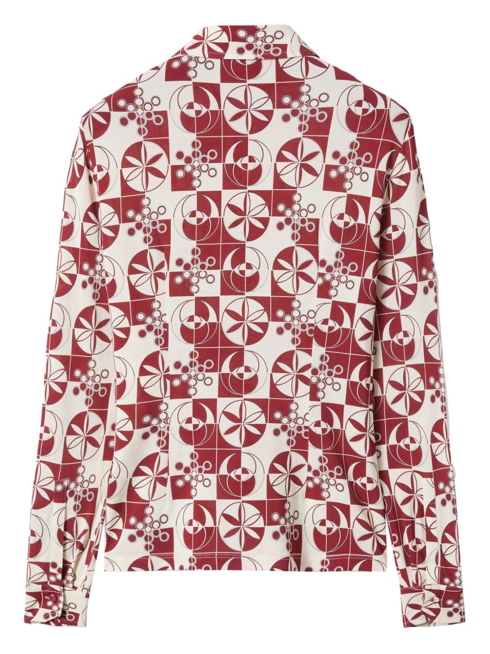 geometric-print shirt - 5