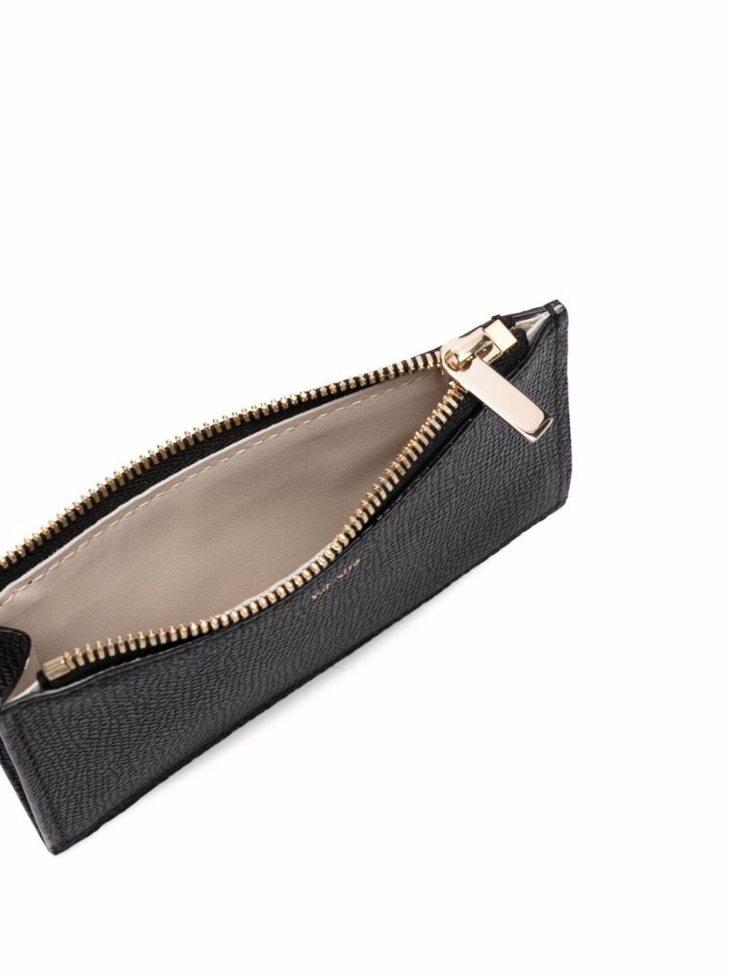 zip-up leather wallet - 3