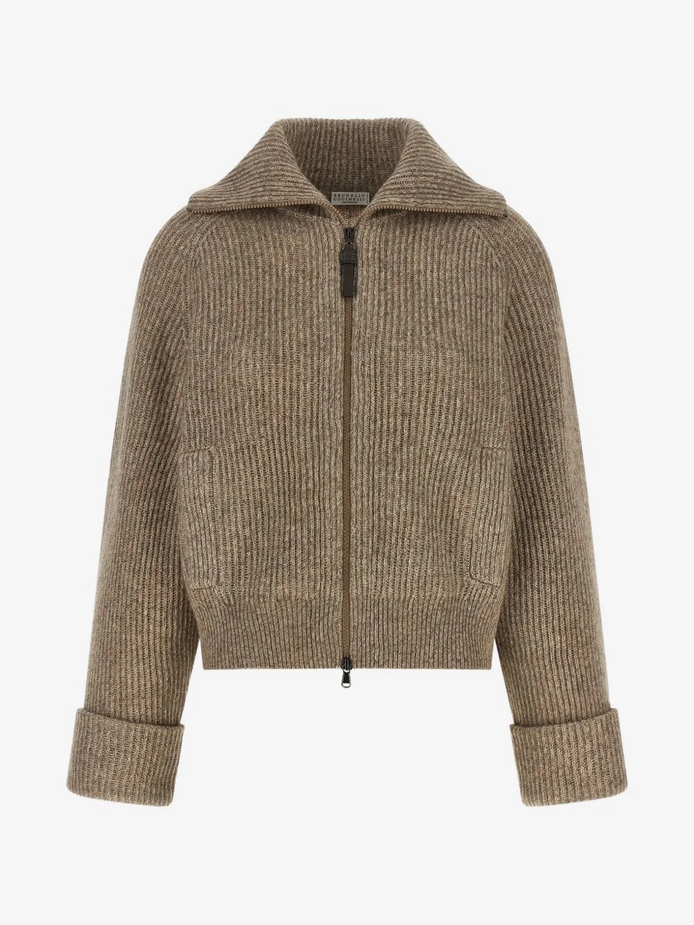 Monile English rib-stitch cardigan - 1