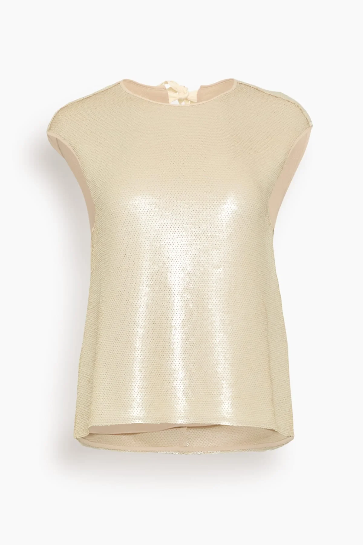 Bowen Sequin Tank in Pearl - 1