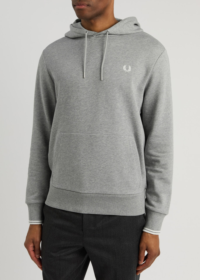 Fred Perry Fred Perry Logo-embroidered Hooded Cotton Sweatshirt outlook