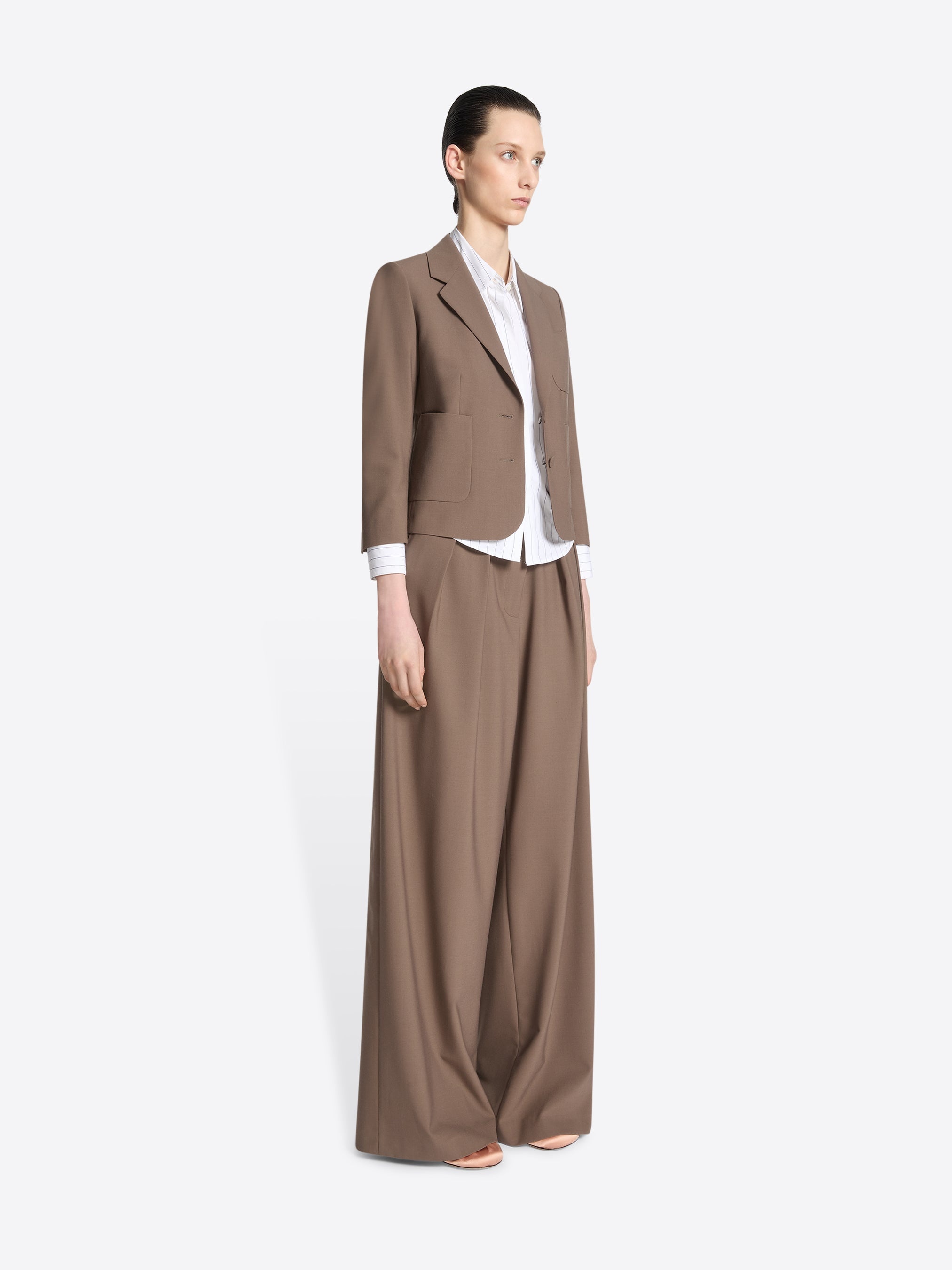 WIDE PLEATED PANTS - 3