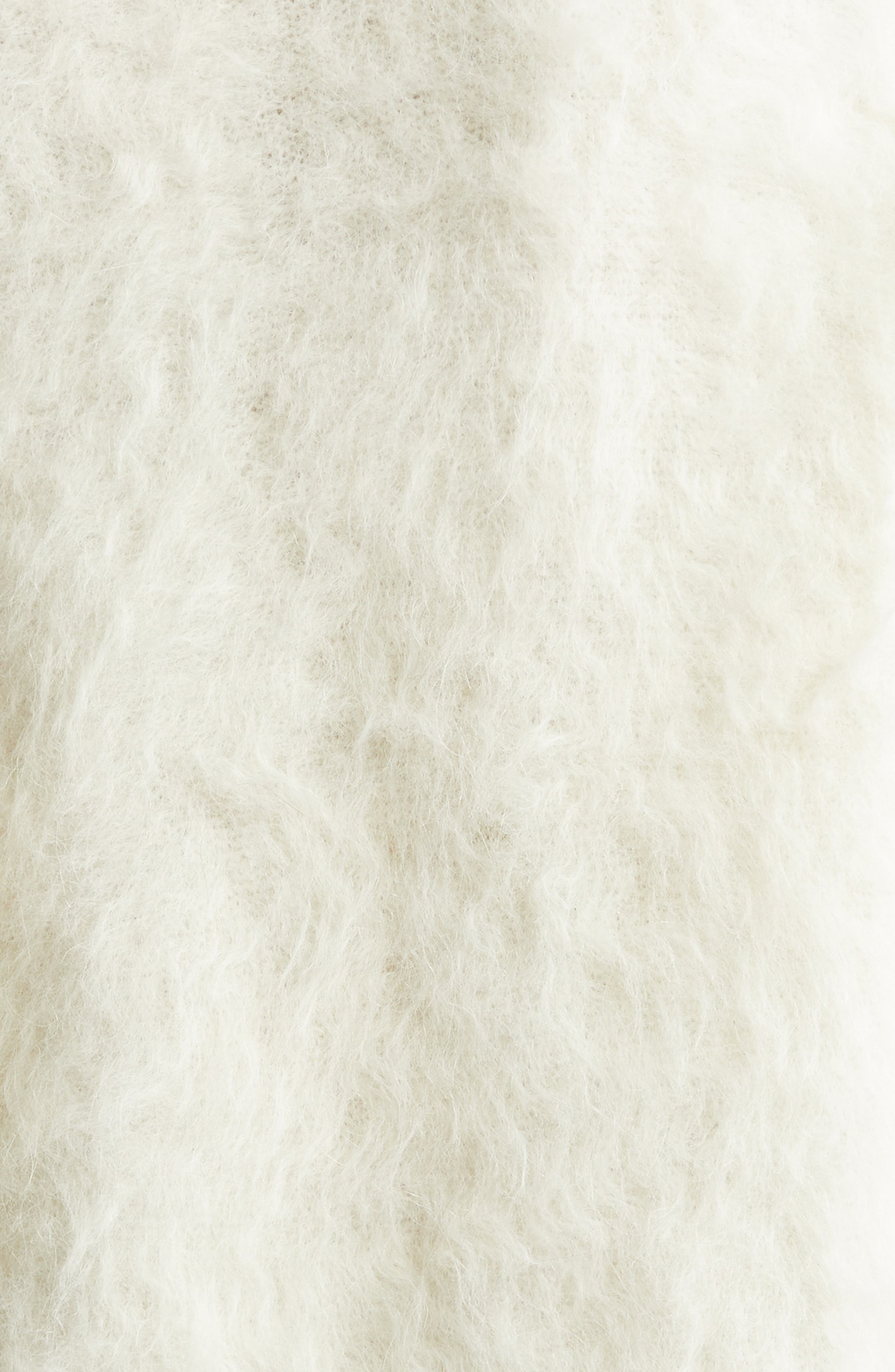 TOTEME Draped Scarf Alpaca Blend Funnel Neck Sweater in Ivory at Nordstrom - 7