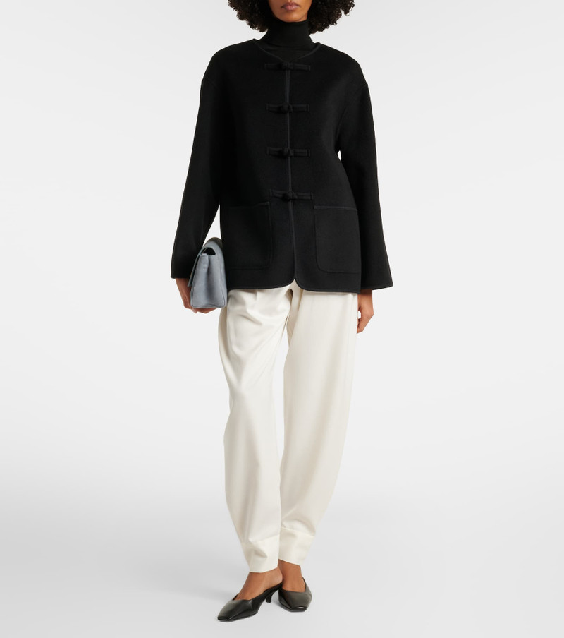 RÓHE Wool-blend barrel-leg pants outlook