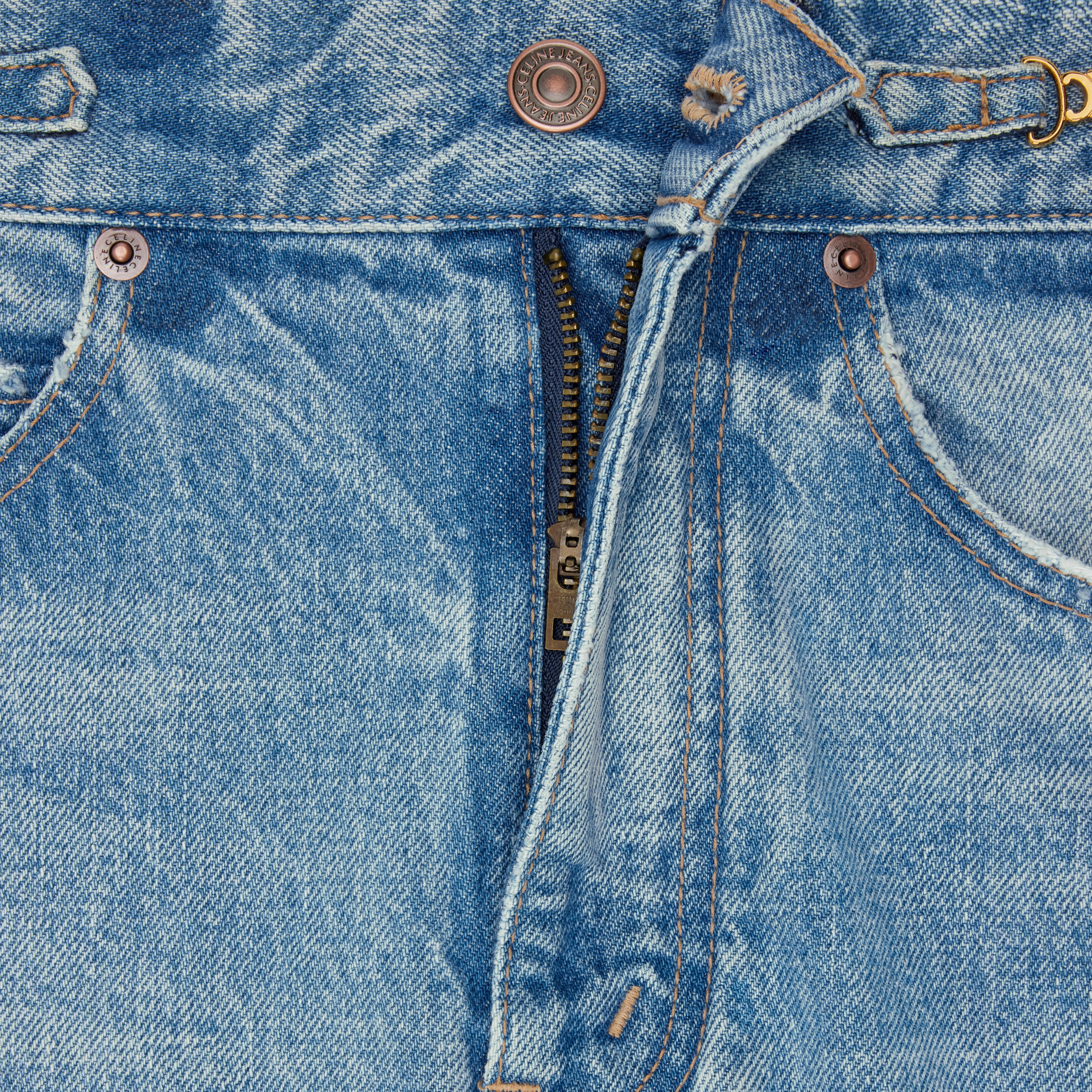 MARGARET JEANS IN STEEL BLUE WASH DENIM - 4
