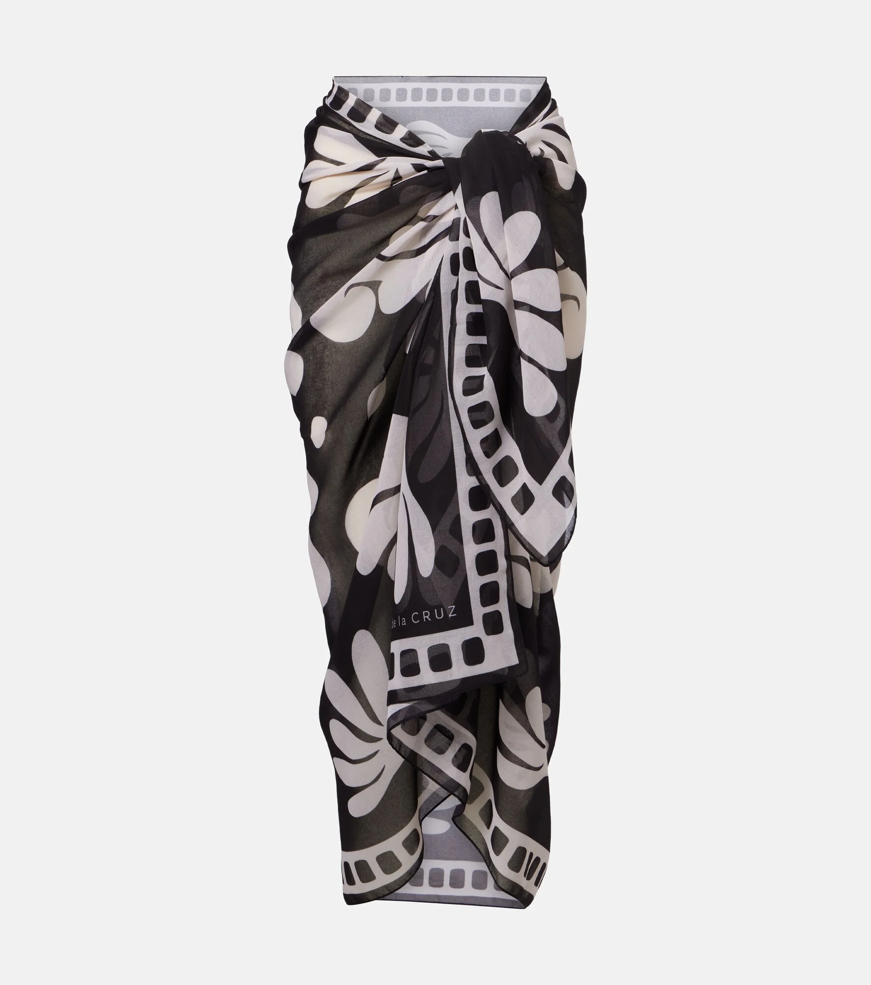 Luana printed beach cover-up - 1