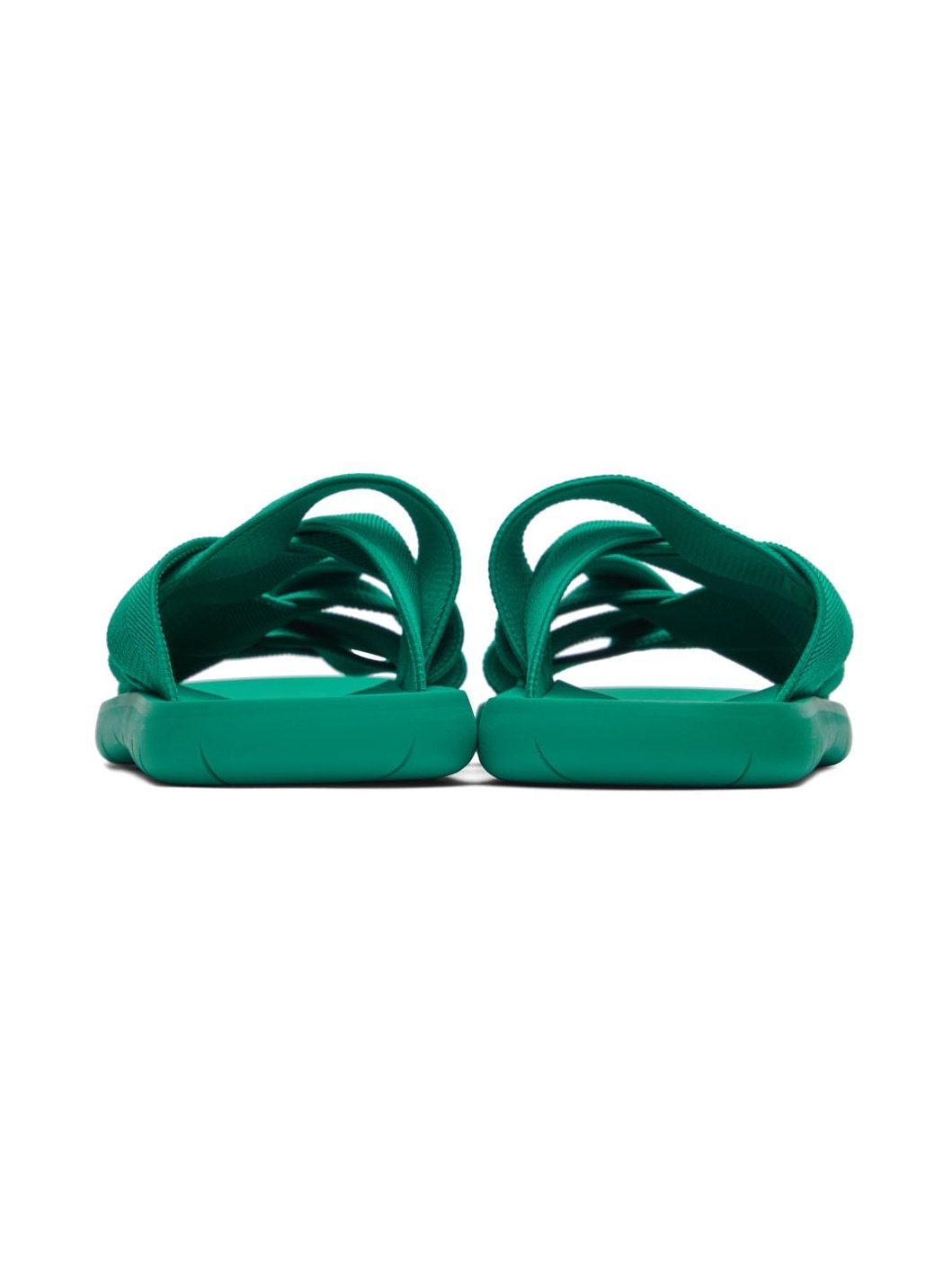Green Plat Sandals - 2