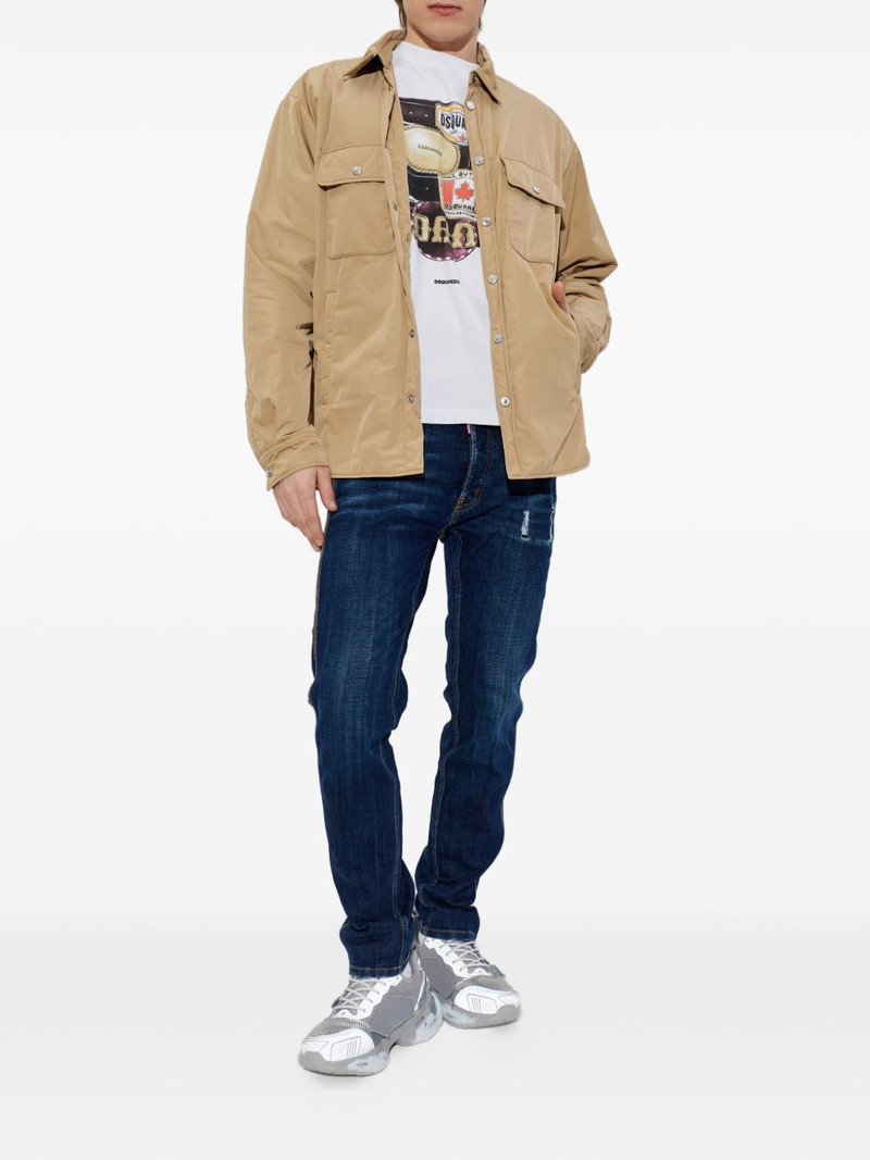 DSQUARED2 buttoned-up insulated jacket outlook