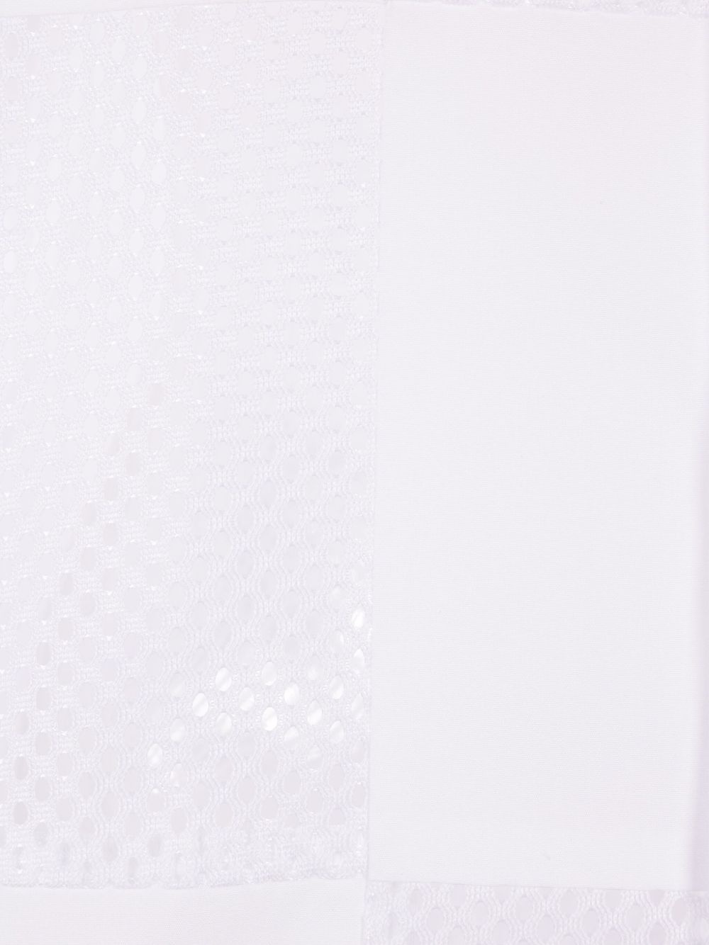 mesh-panelling shirt - 4