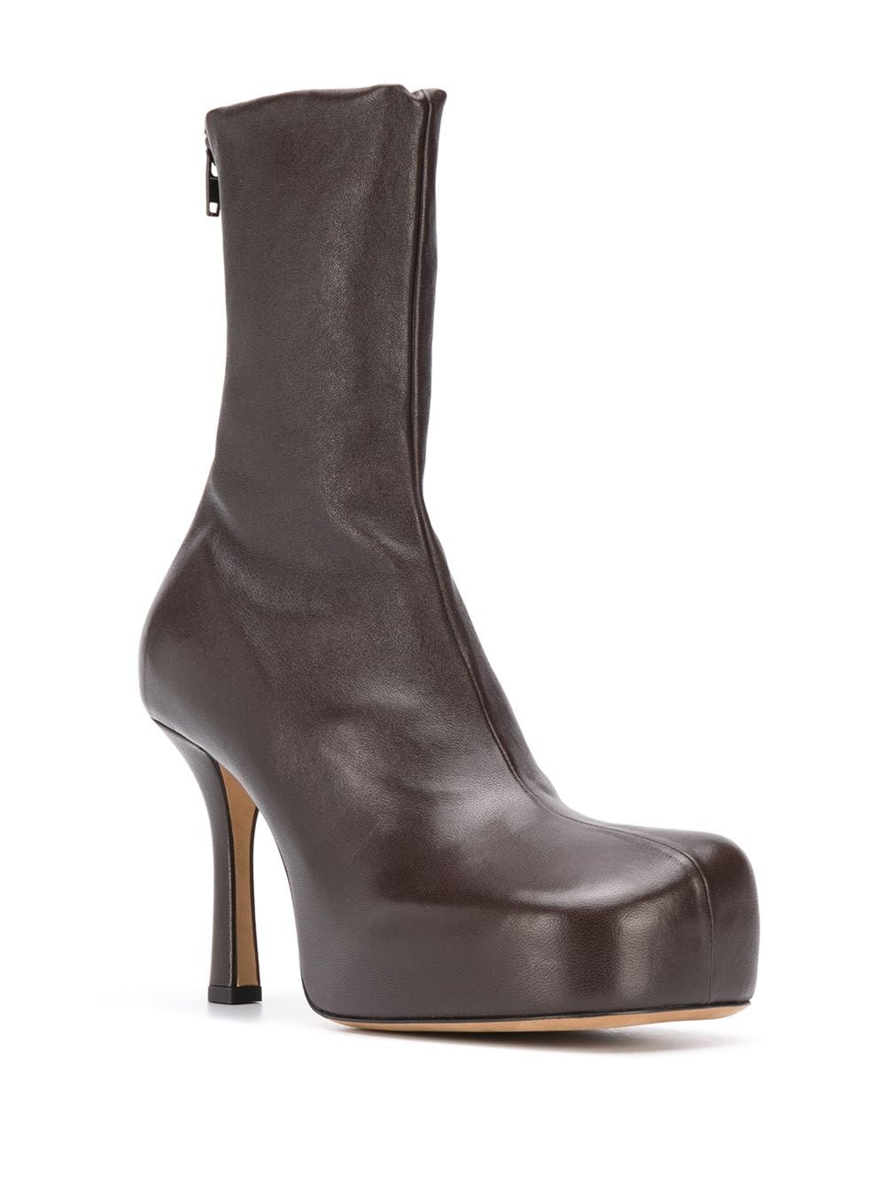 square-toe ankle boots - 2