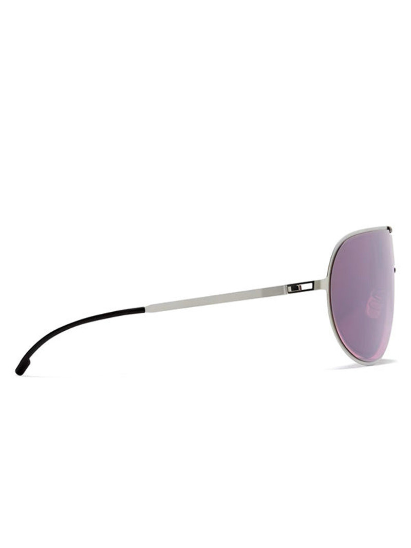 MYKITA X RIMOWA AVIATOR SUNSHIELD MR005 - WHITE SILVER/PITCH BLACK MULBERRY 5