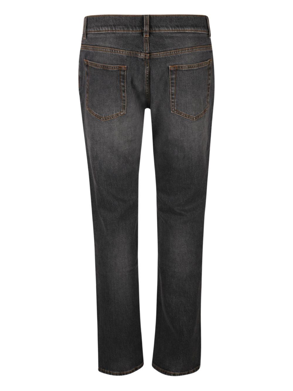 logo-embroidered jeans - 2