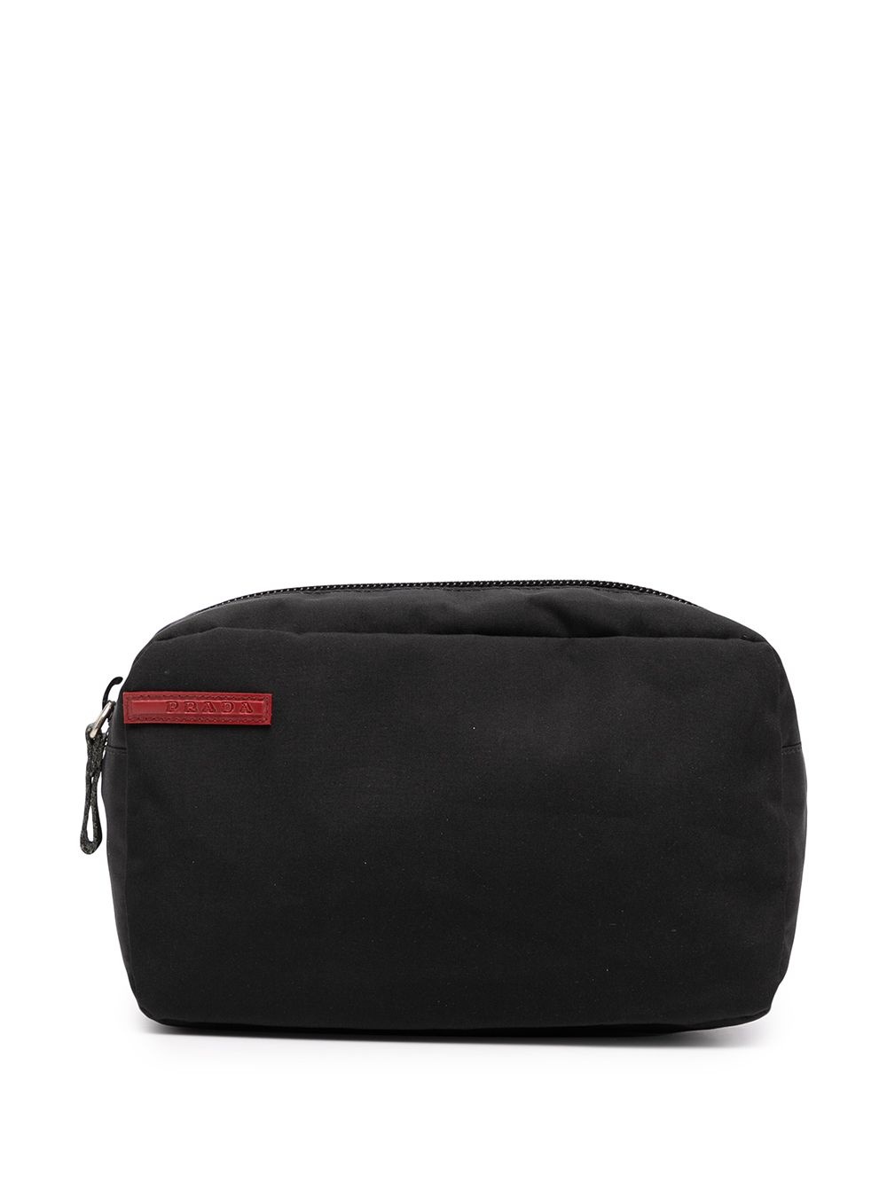 Sport logo patch zip make up bag - 1