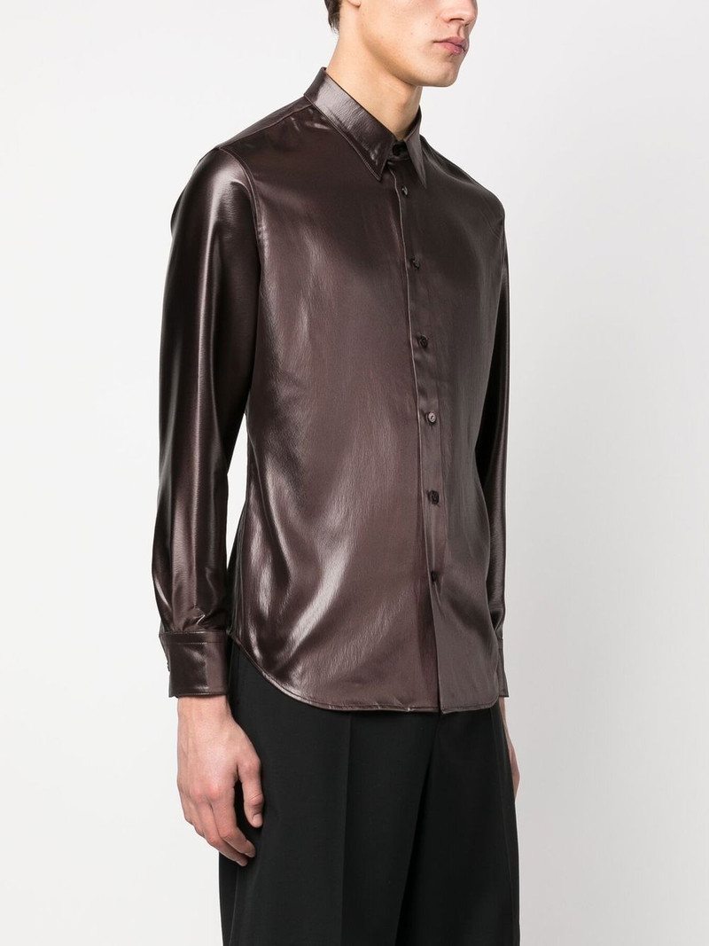 metallic long-sleeve shirt 4