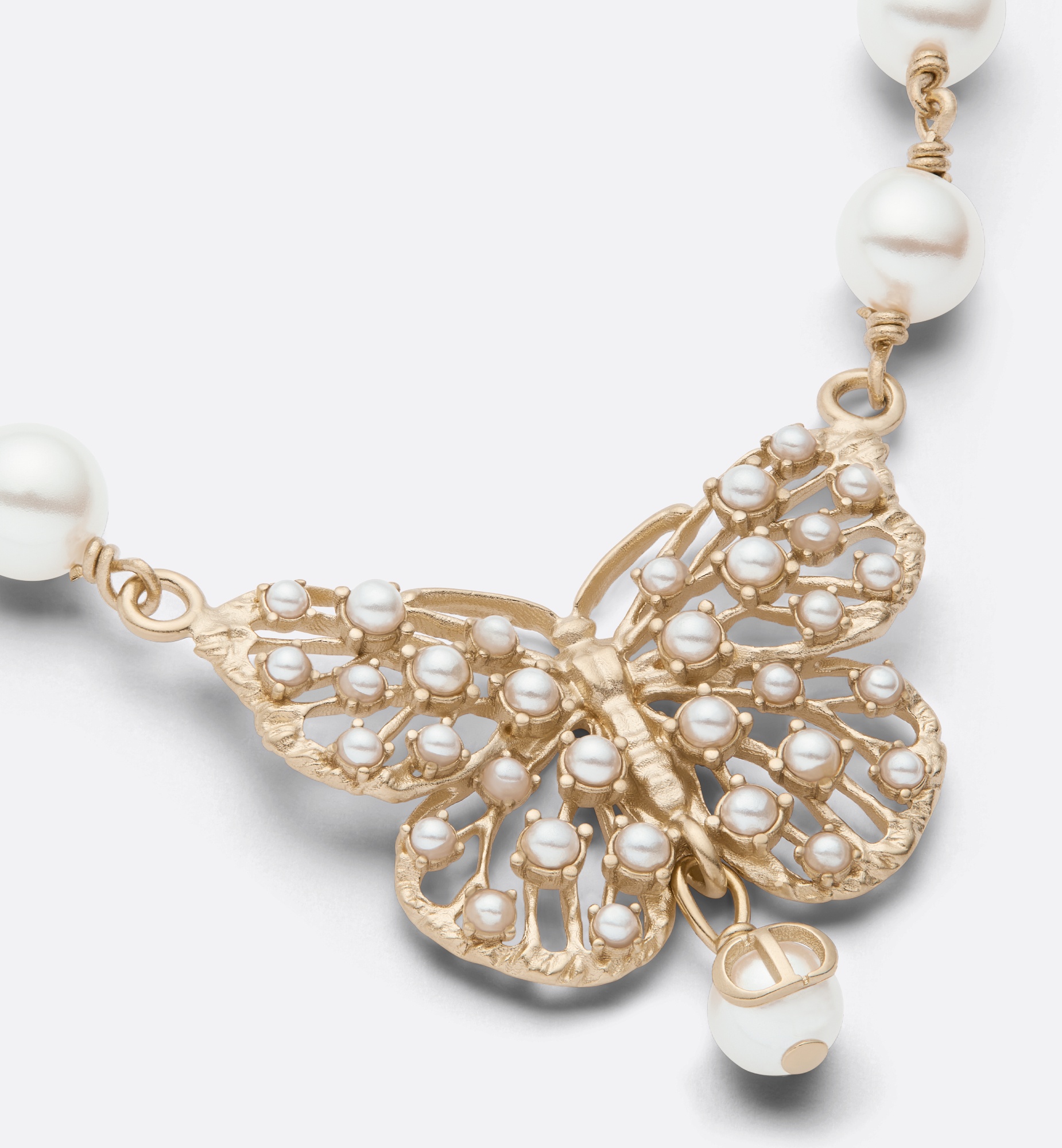 Toile de Jouy Papillon Necklace - 3