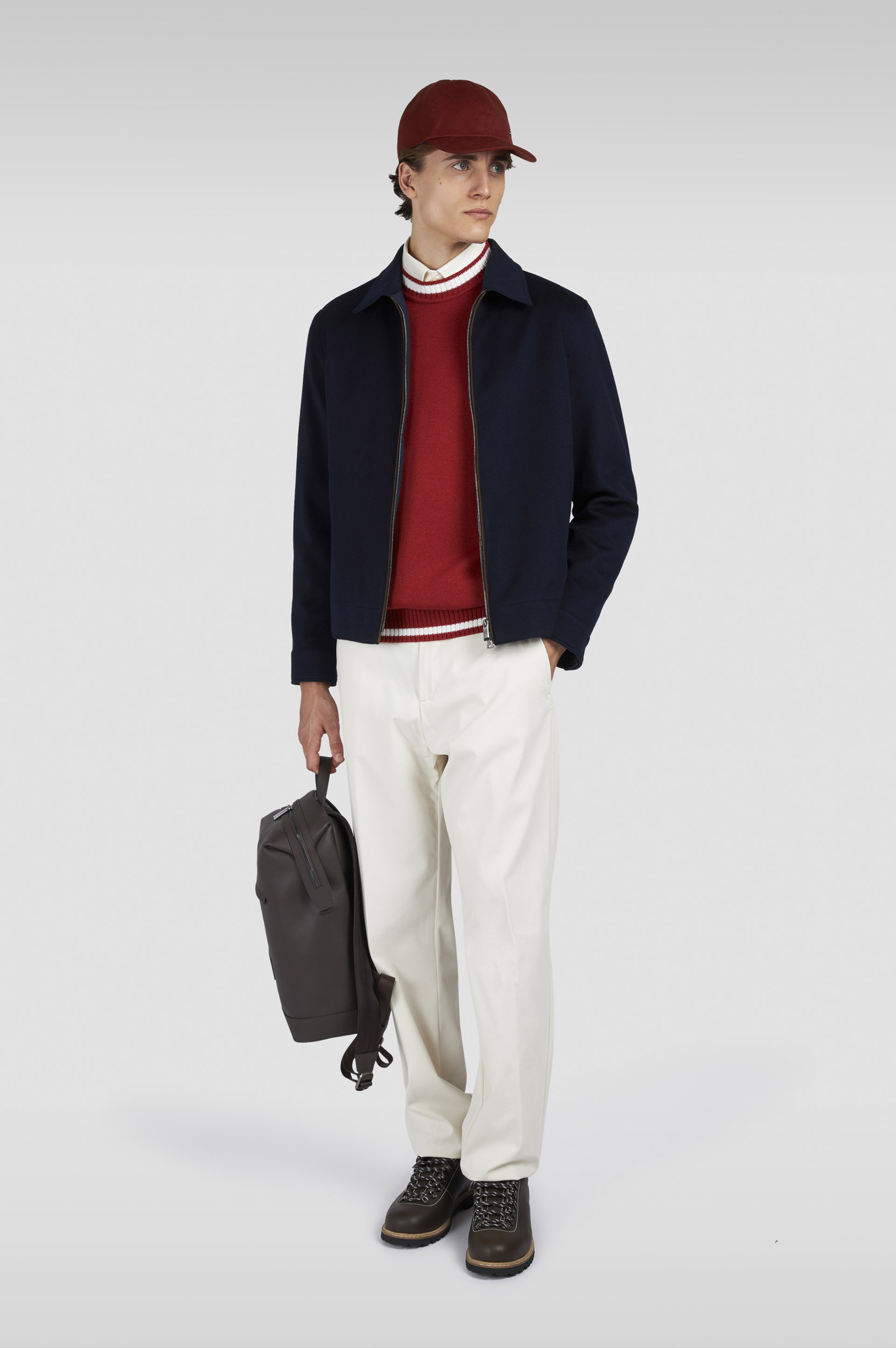 SOFT COOL TOUCH WOOL CREWNECK SWEATER - 2