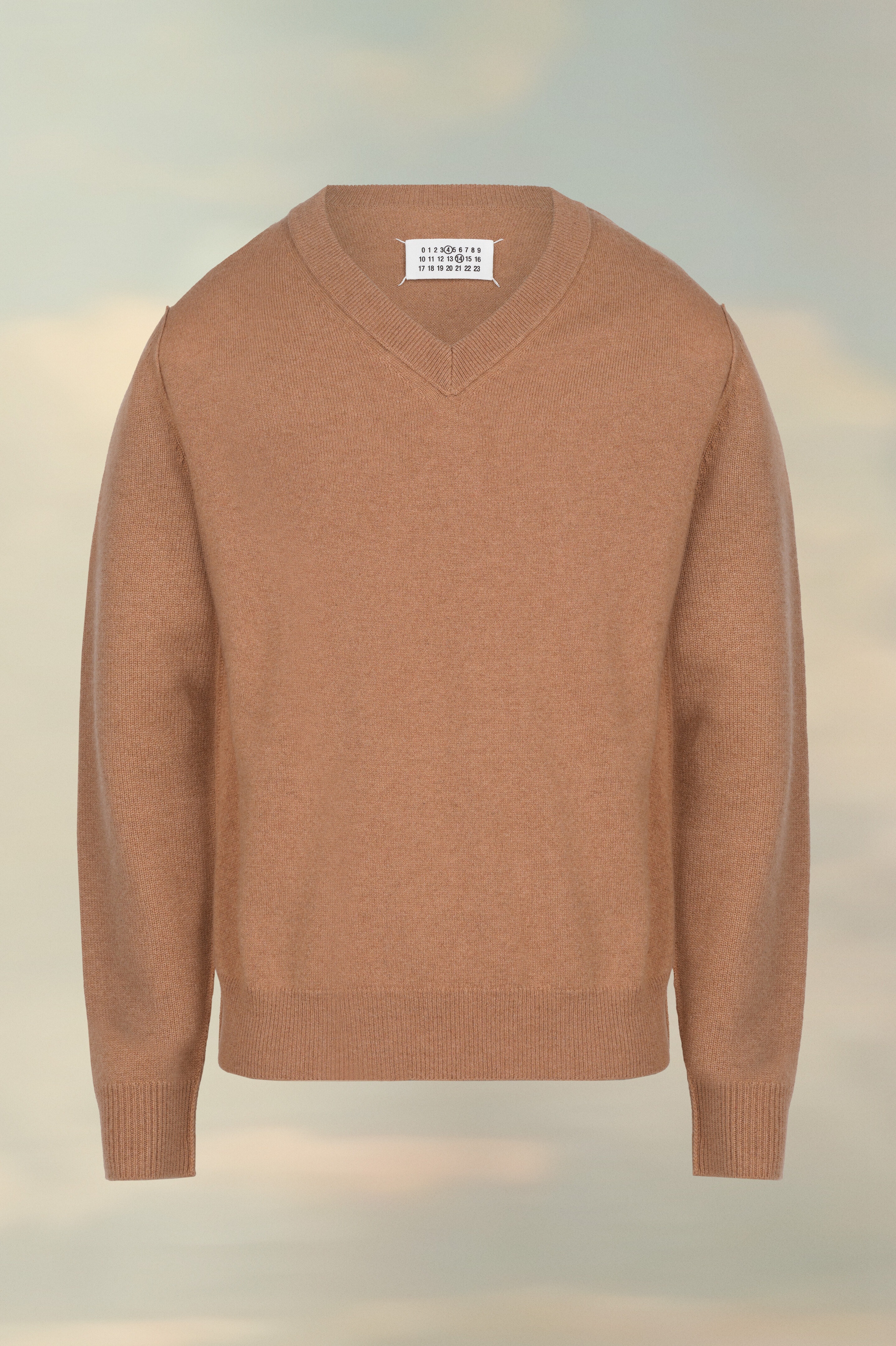 V-Neck Cashmere Sweater - 1