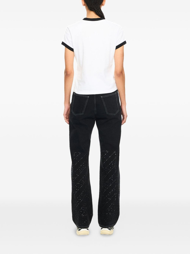 x Swarovski crystal-embellished jeans 4