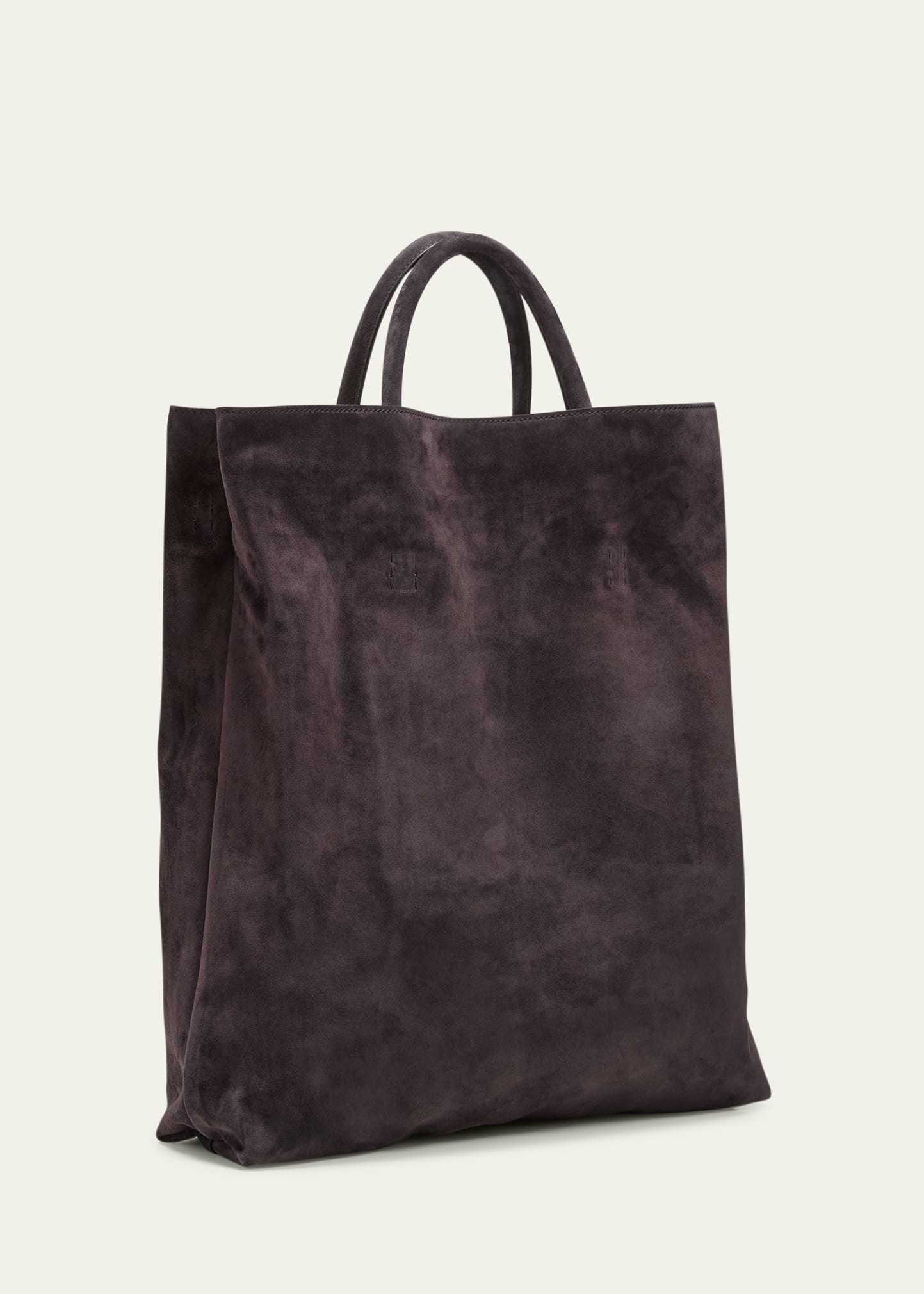 Eileen North-South Suede Tote Bag - 3