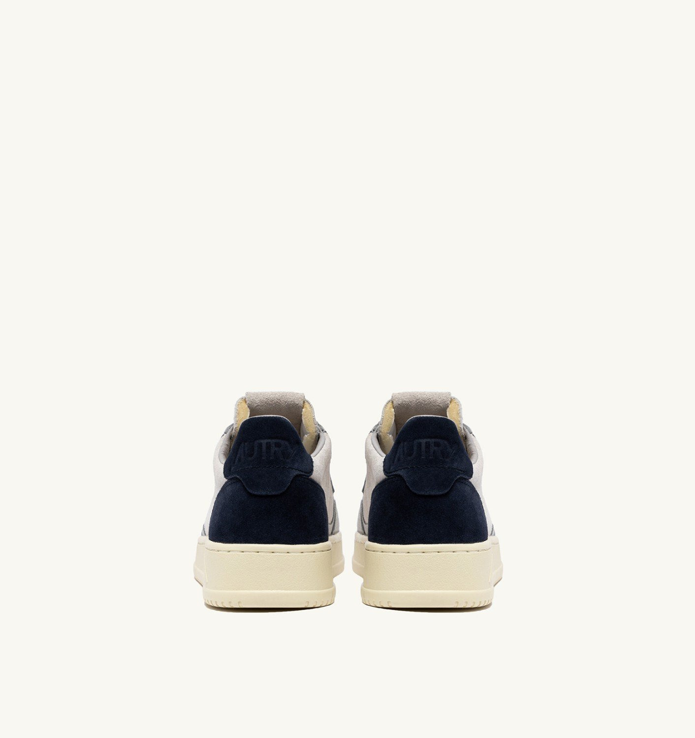 MEDALIST LOW SNEAKERS IN LOFT GRAY AND SPACE BLUE SUEDE - 3